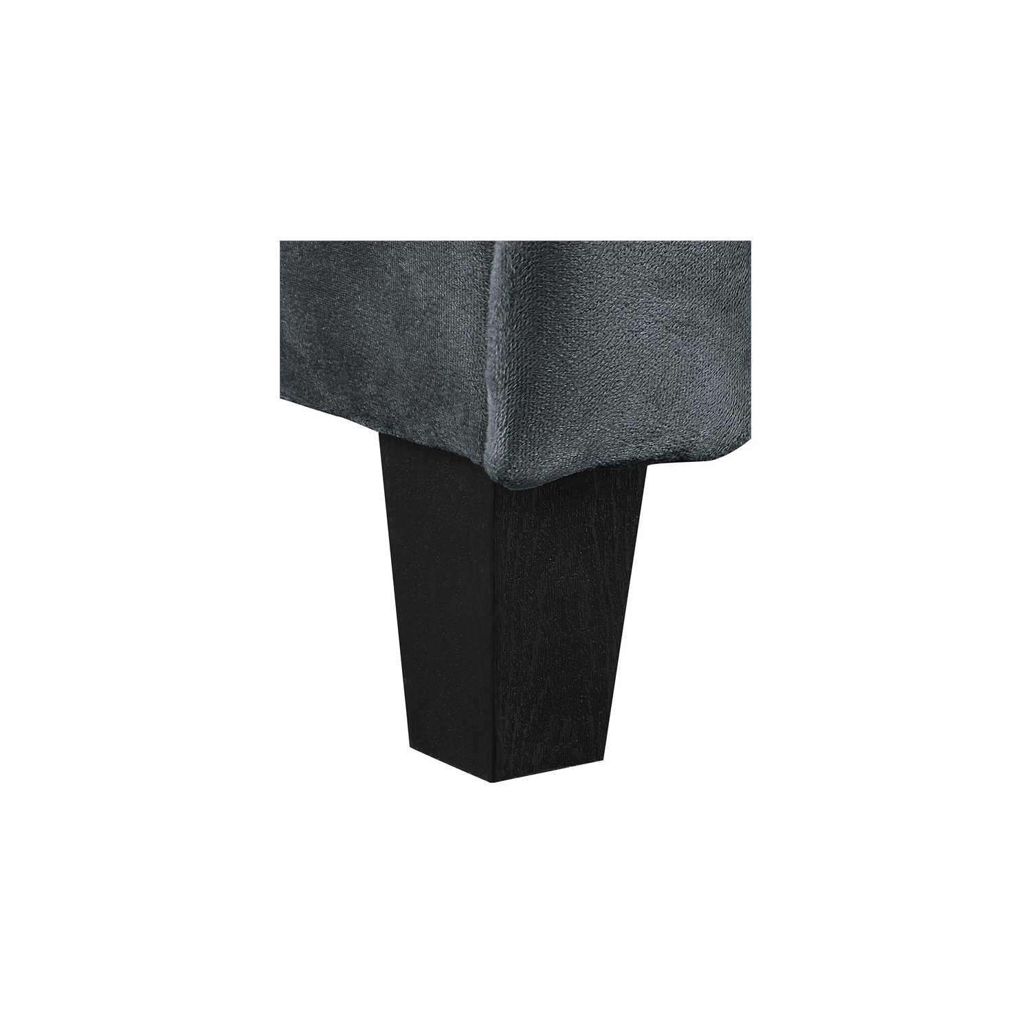 Canapé contemporain en microfibre de 18.5 po Bowery Hill, gris foncé