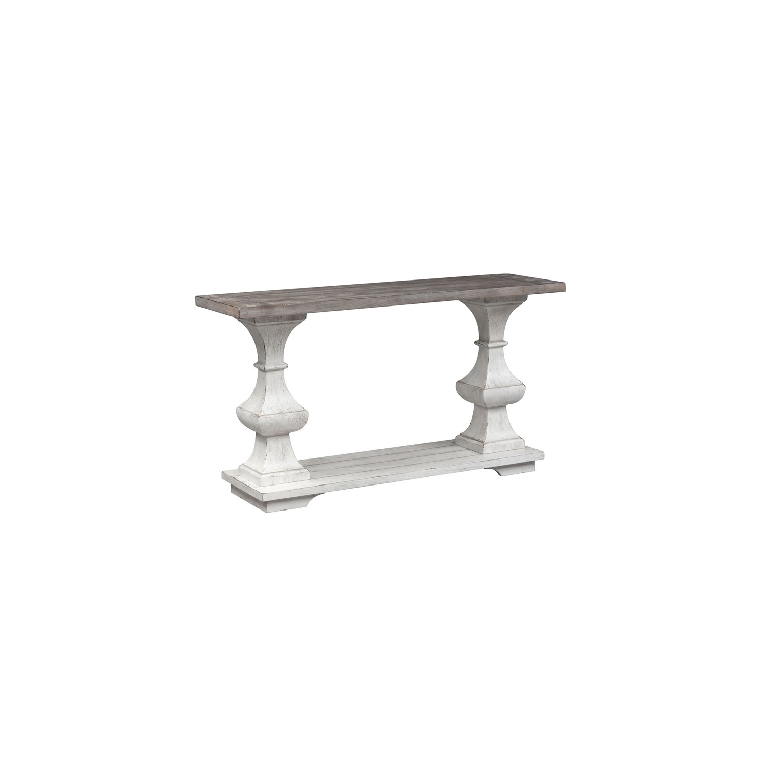 Sedona White Sofa Table