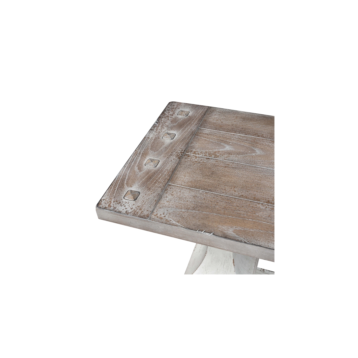 Sedona White Sofa Table