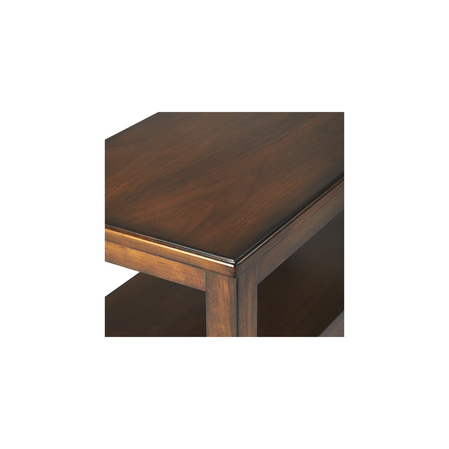 Butler Specialty Marcus Antique Cherry Chairside Table in Brown