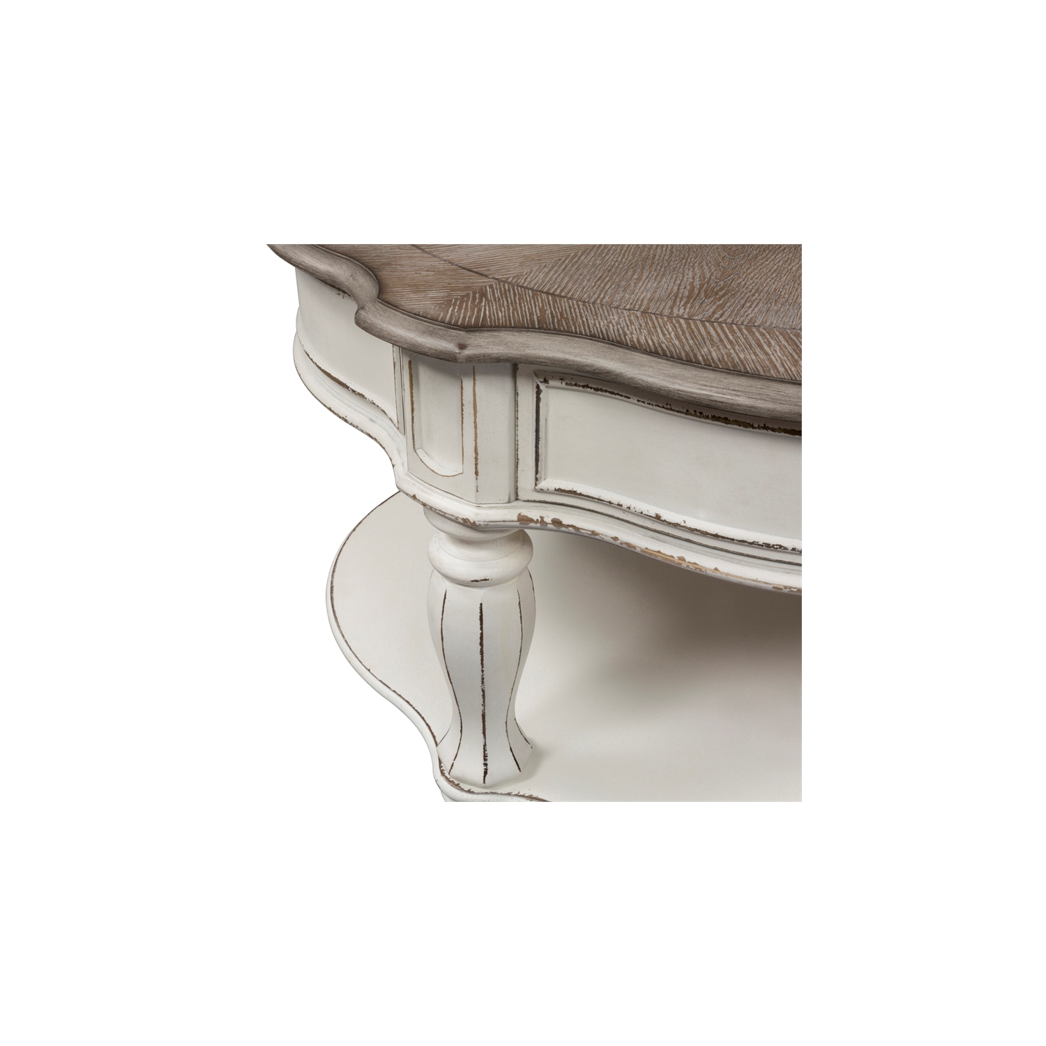 Magnolia Manor White Round Cocktail Table