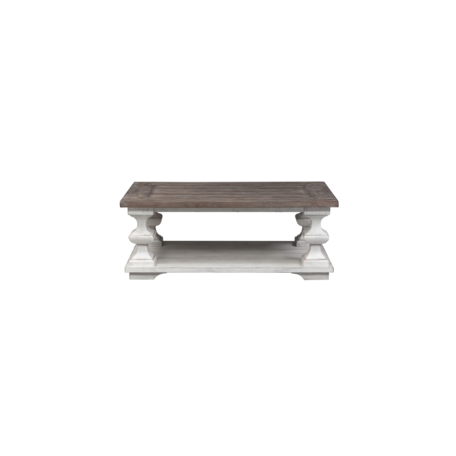 Liberty Furniture Traditional Wood White Sedona Cocktail Table