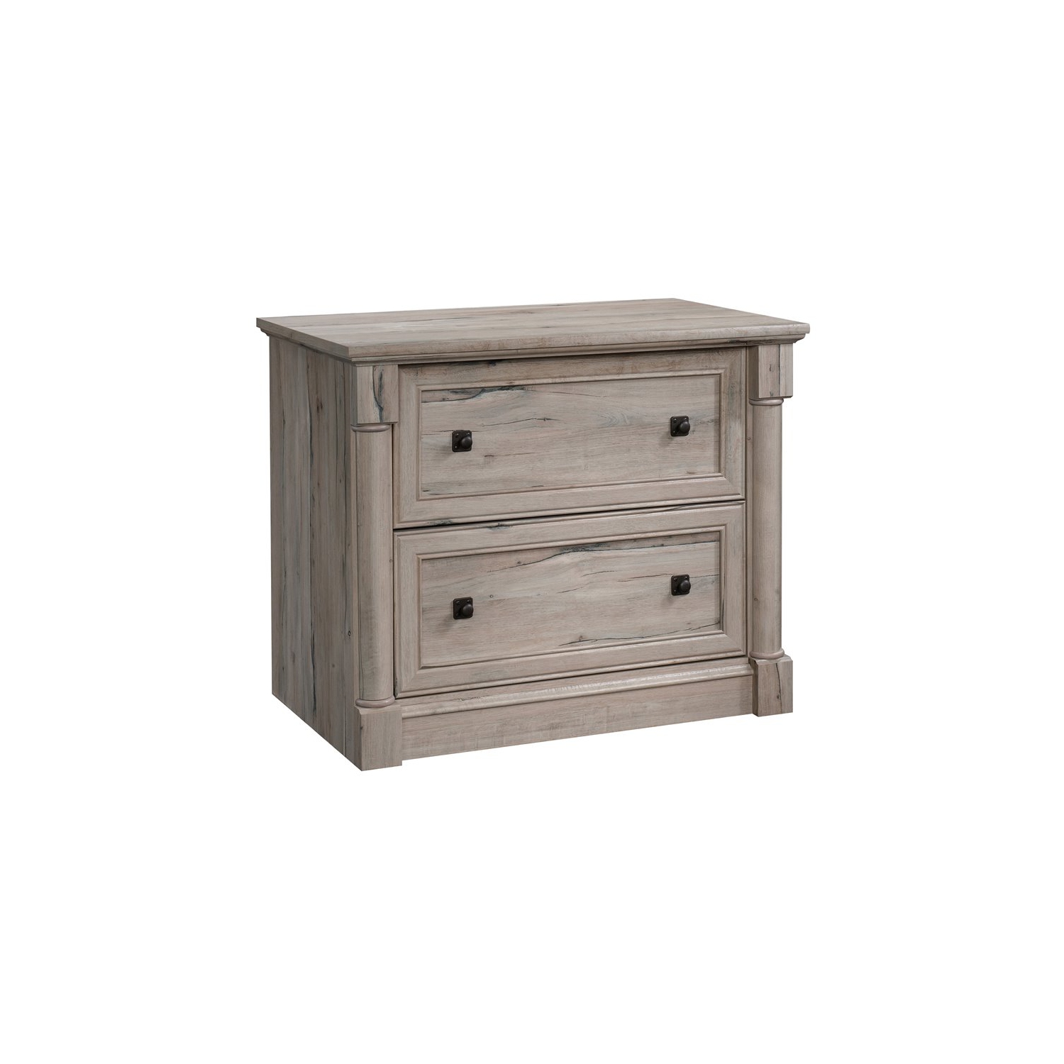 Sauder Palladia Contemporary Wood 2-Drawer Lateral File Cabinet in Split Oak