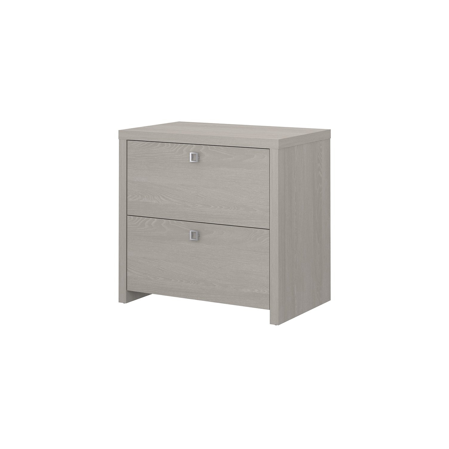 Office by kathy ireland Echo Lateral File Cabinet in Gray Sand