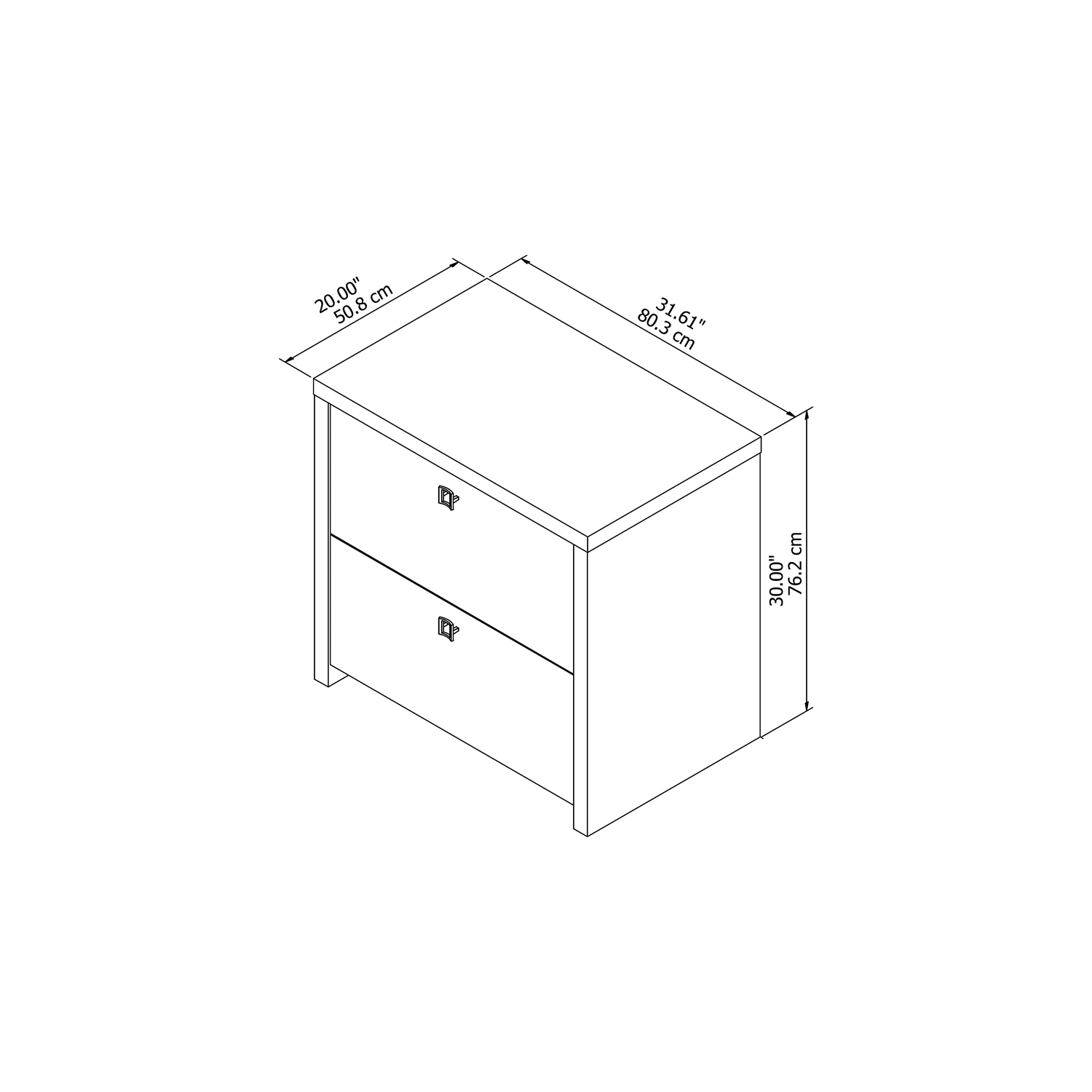 Office by kathy ireland Echo Lateral File Cabinet in Gray Sand