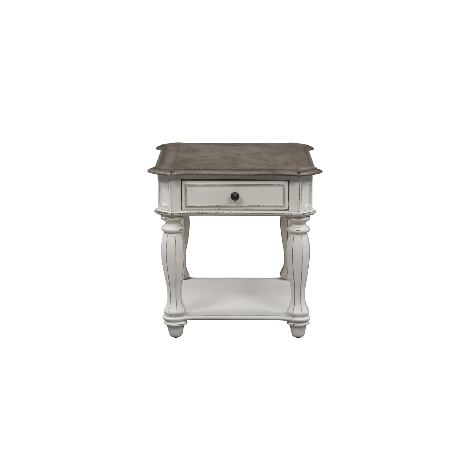 Ensemble de 3 pièces incluant une table basse ronde et une table de bout