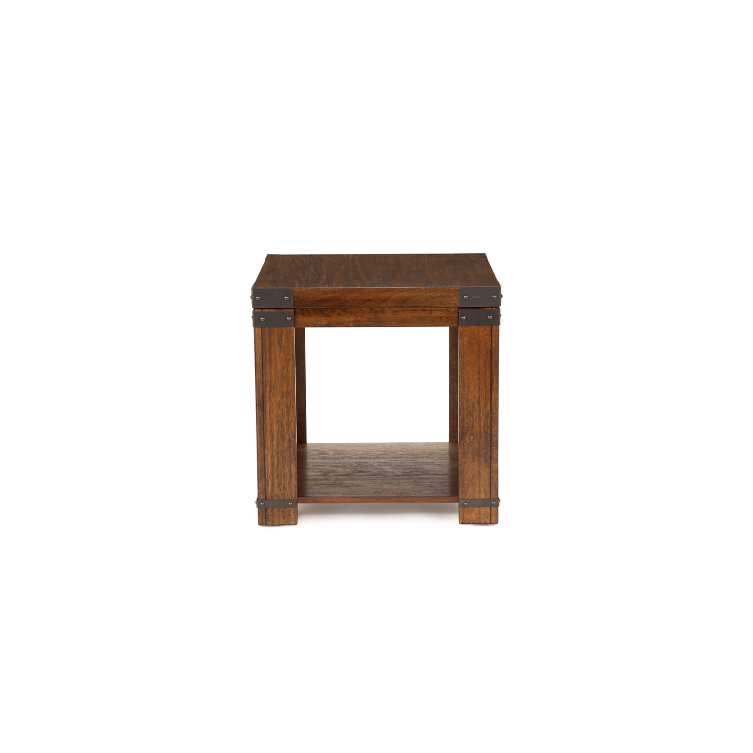 Arusha Square End Table in Medium Cherry
