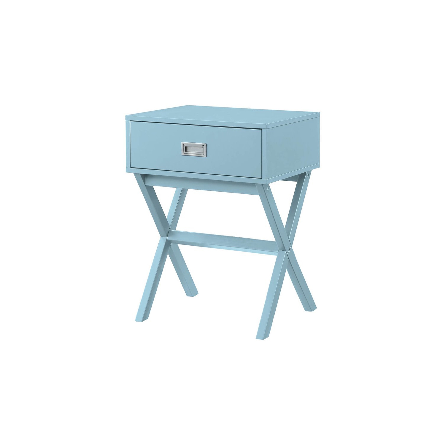 Convenience Concepts Designs2Go Landon One-Drawer End Table in Mint Green Wood
