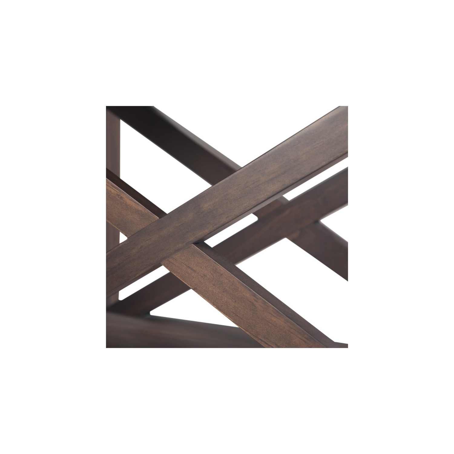 Simpli Home Kitchener 1 Drawer End Table in Warm Walnut