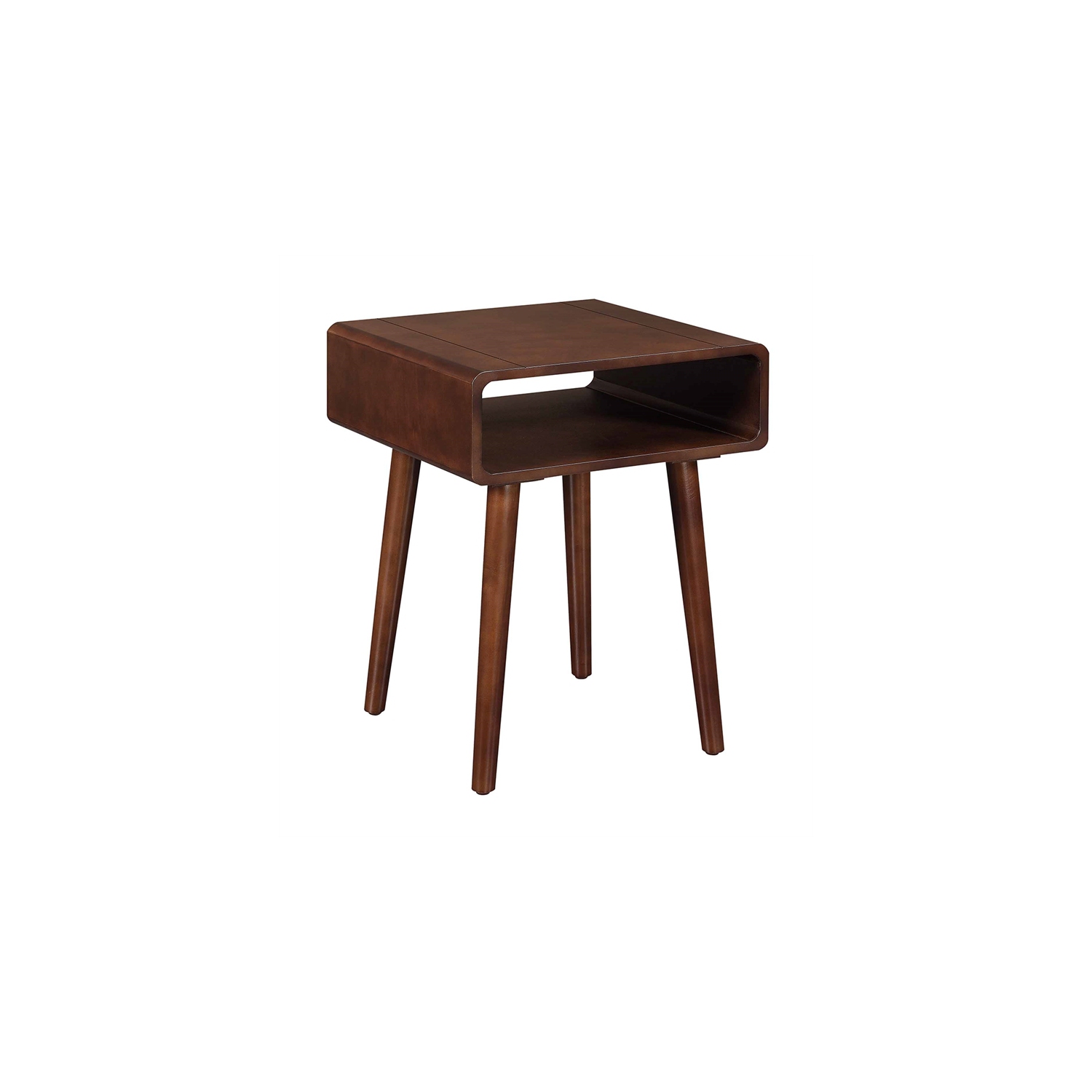 Convenience Concepts Napa Valley End Table in Espresso Wood Finish