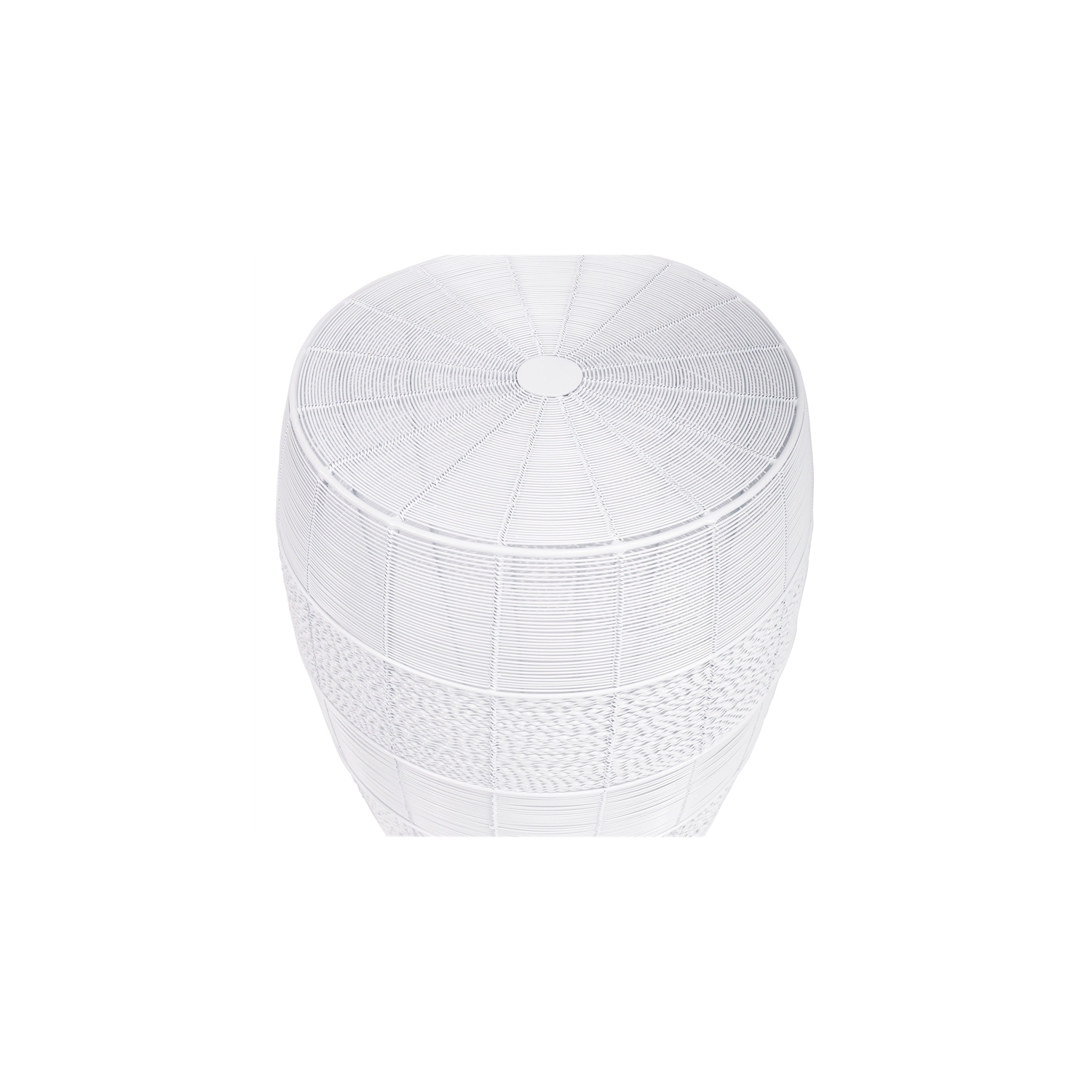 Butler Bellarose White Metal End Table