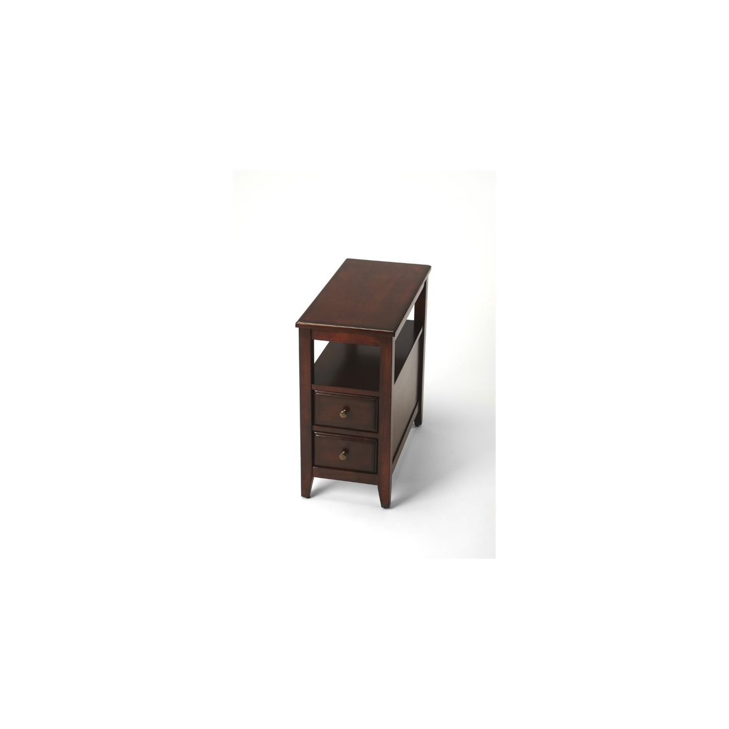 Plantation Cherry 2 Drawer Marcus End Table Set