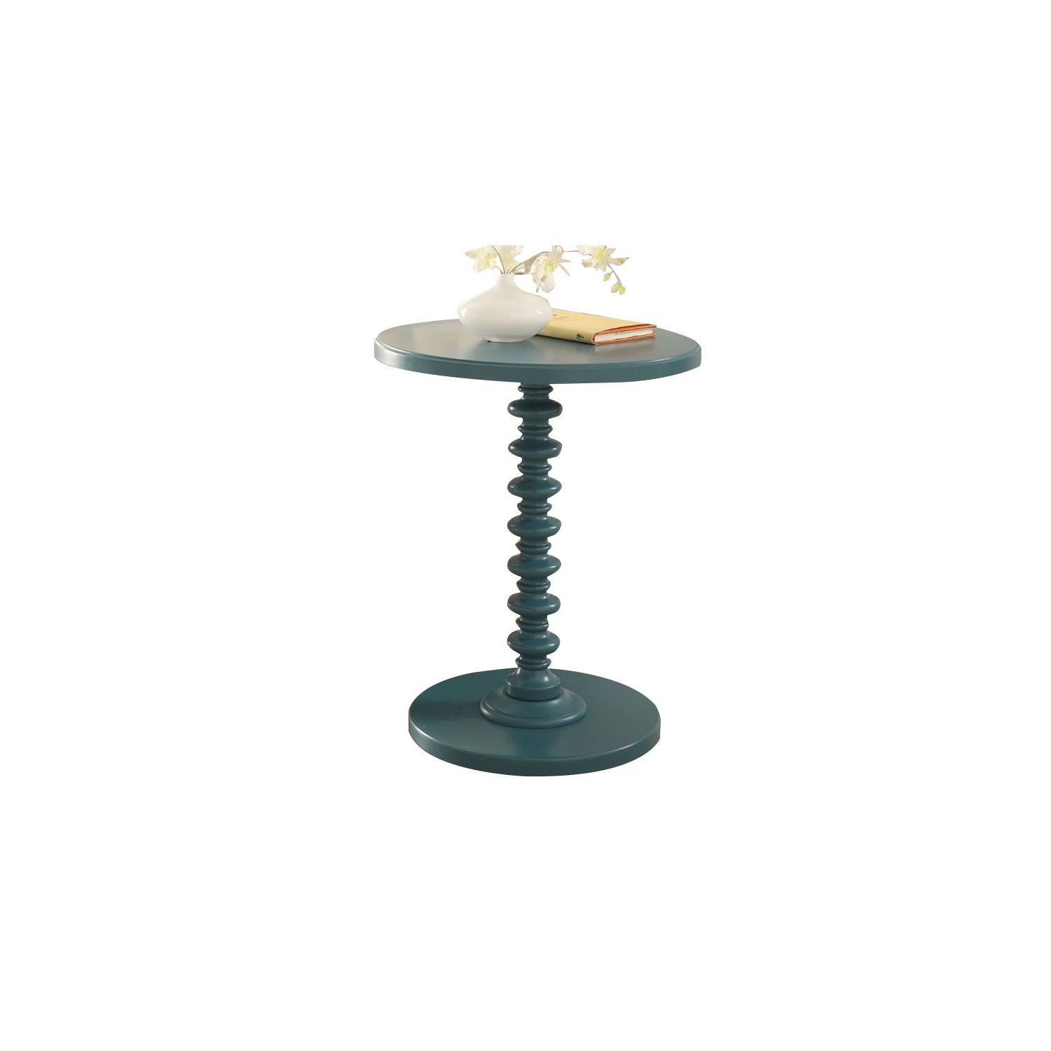 Bowery Hill End Table in Teal