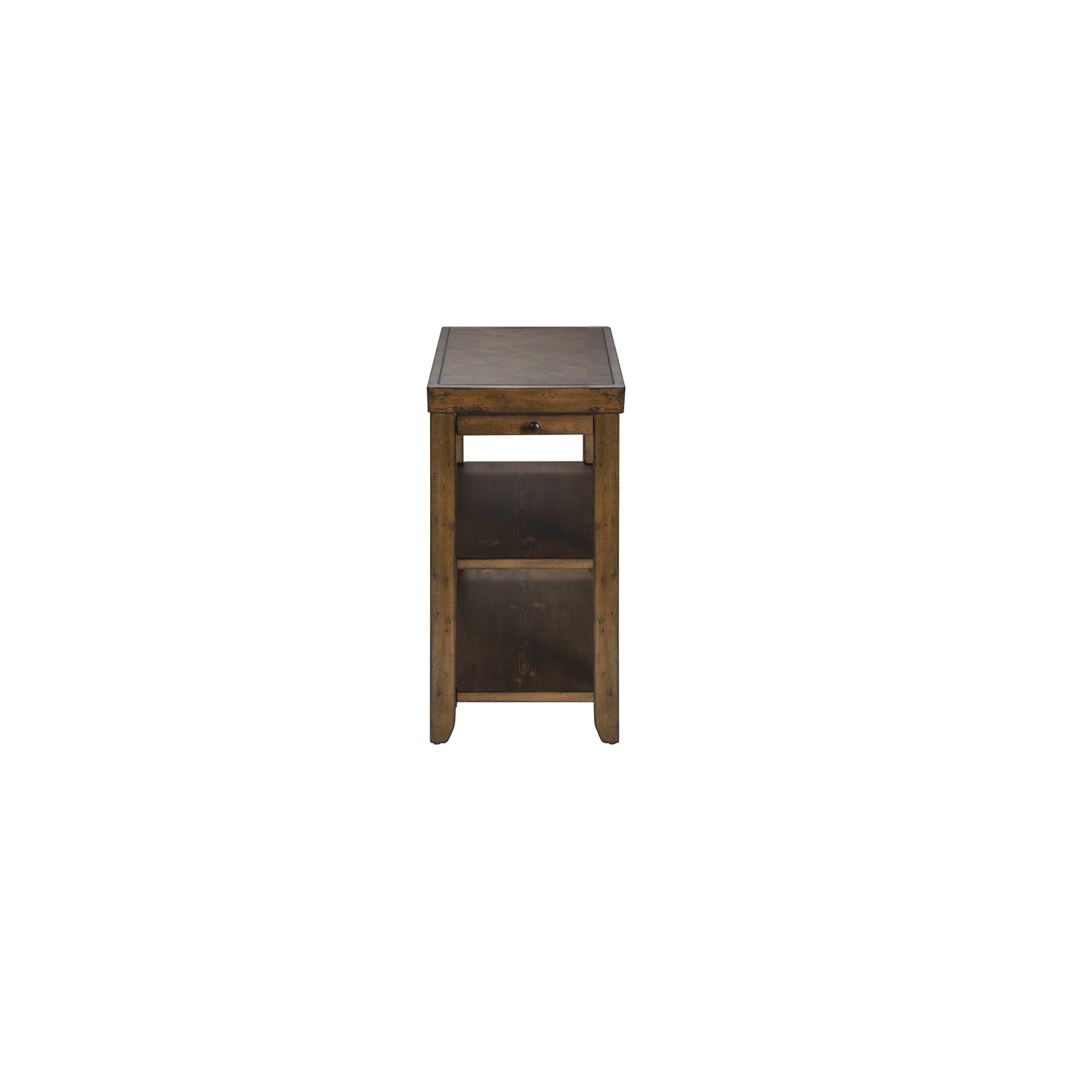 Mitchell Medium Brown Chair Side Table