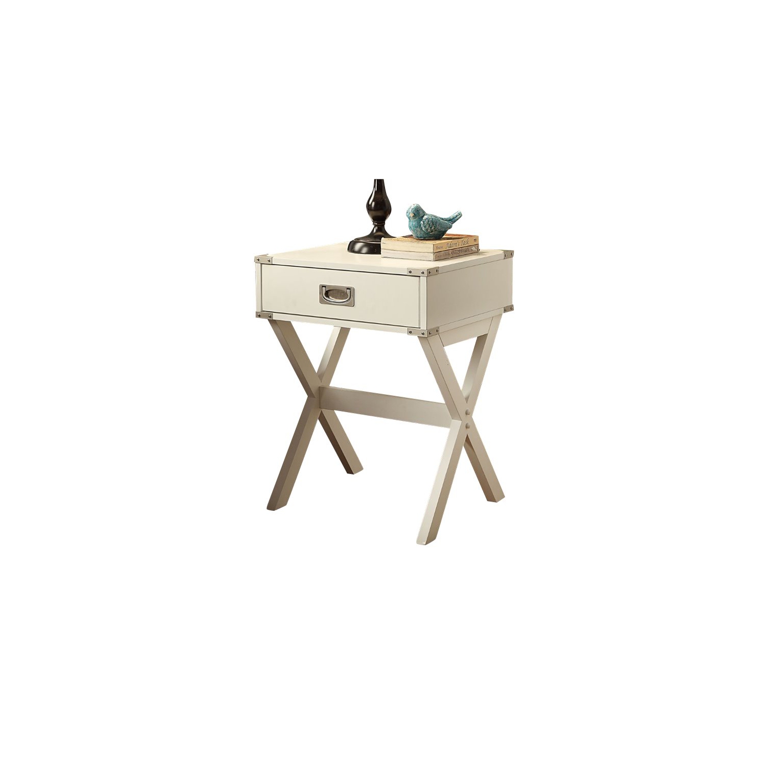 ACME Babs End Table in White