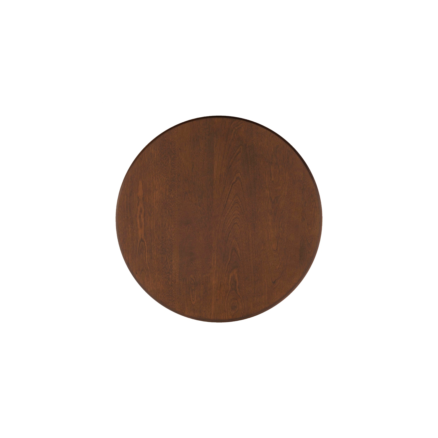 Linon Bree Wood Accent Side Table in Hazelnut Brown