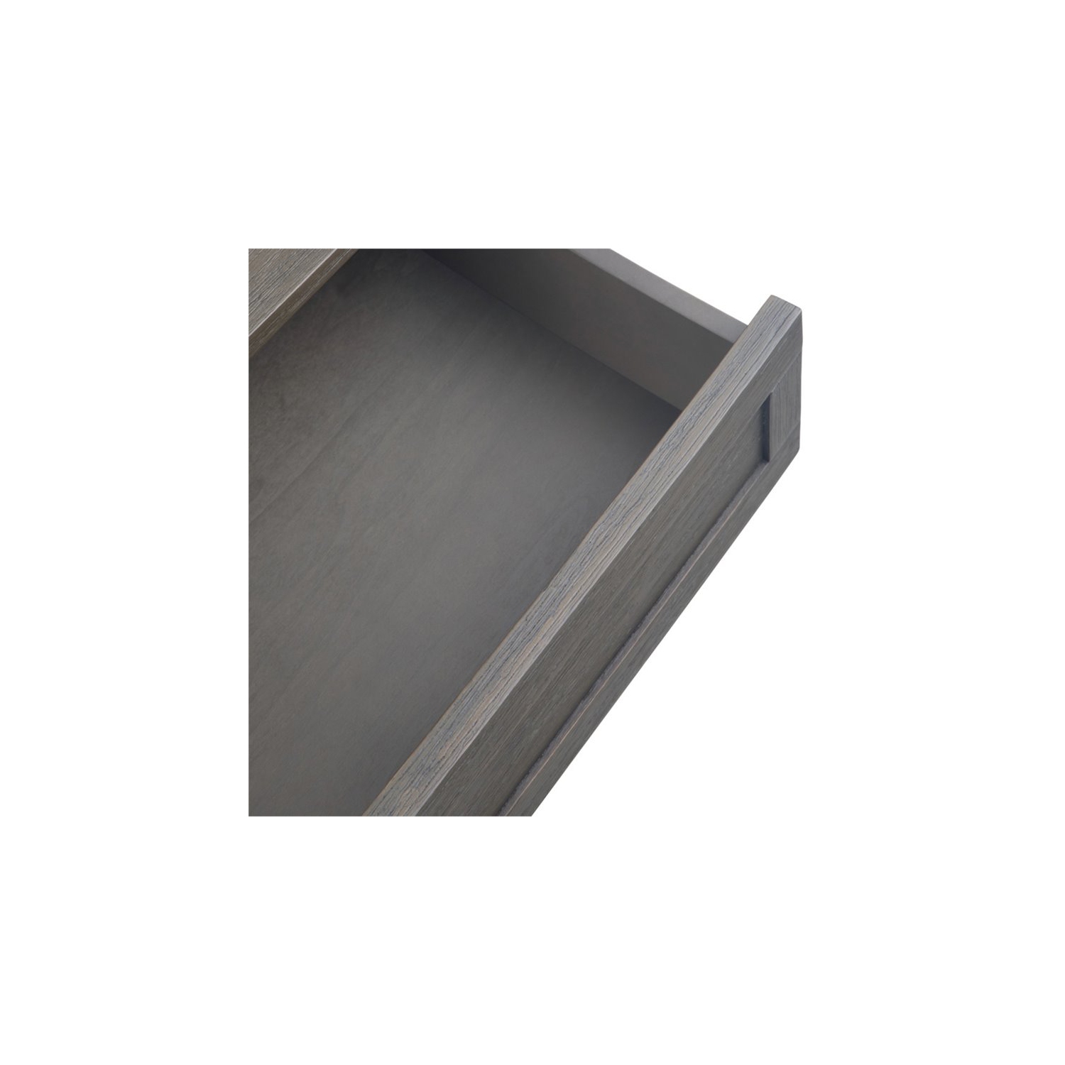 Table basse rustique carrée en BOIS D’ACACIA Monroe de 38 po de large en gris champêtre