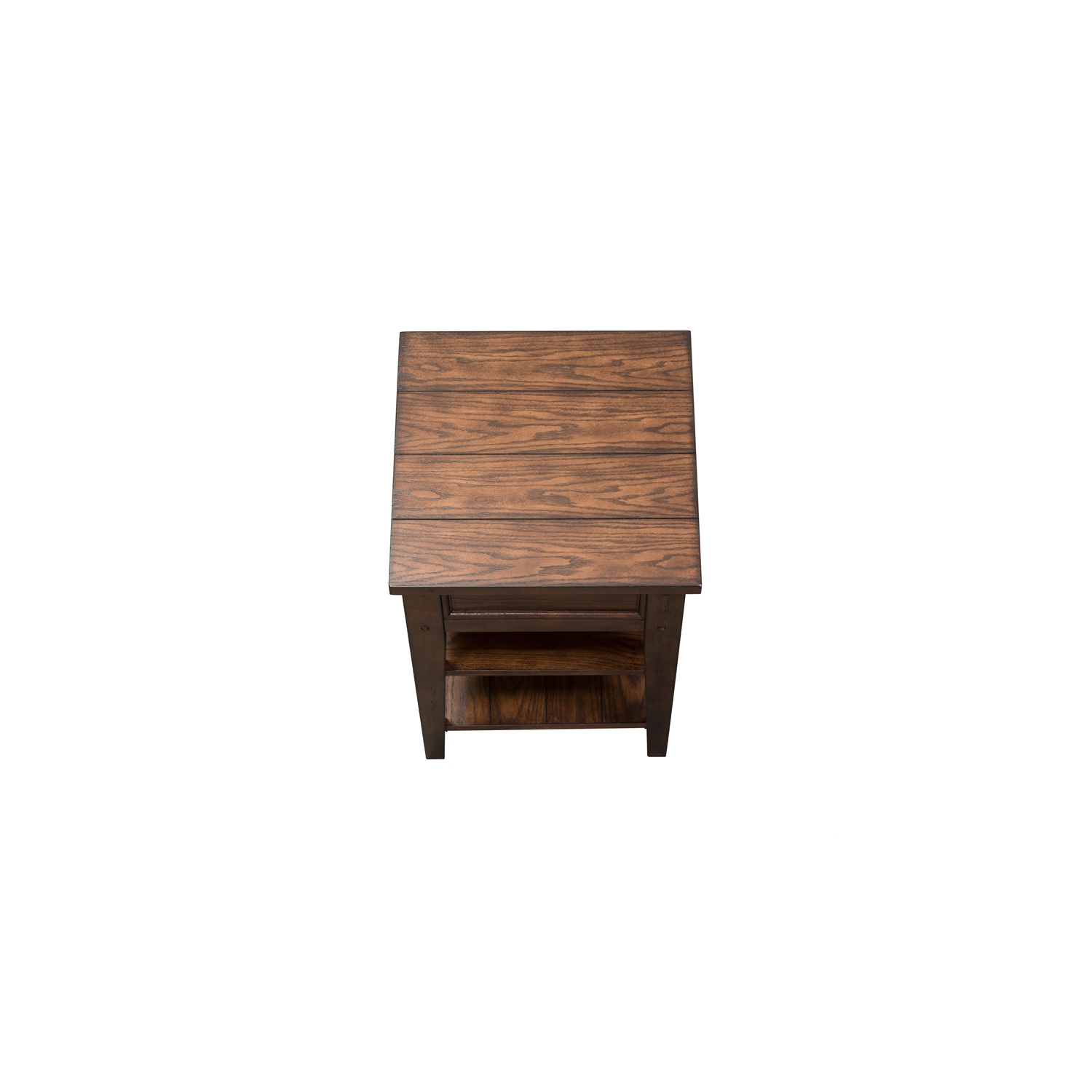 Lake House Dark Brown Chair Side Table