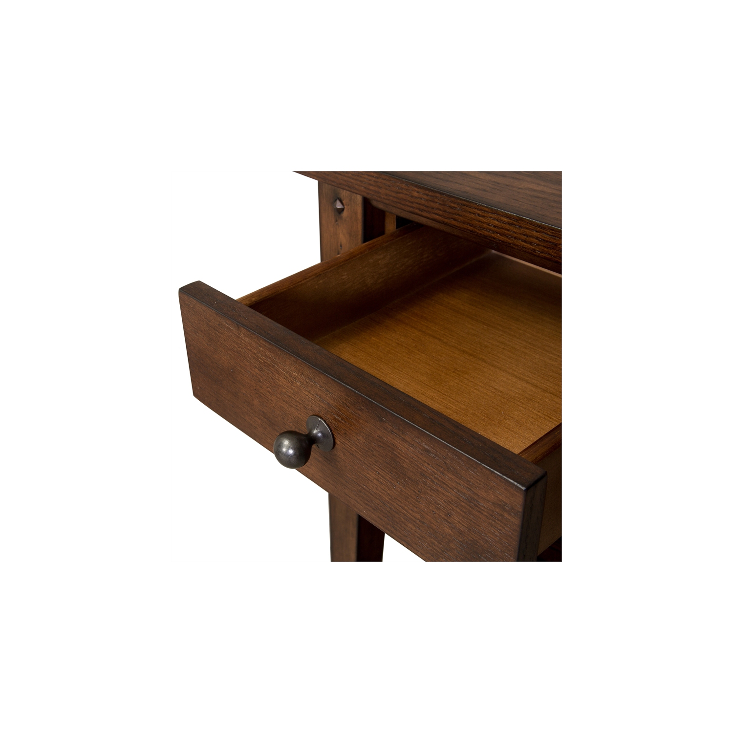 Lake House Dark Brown Chair Side Table