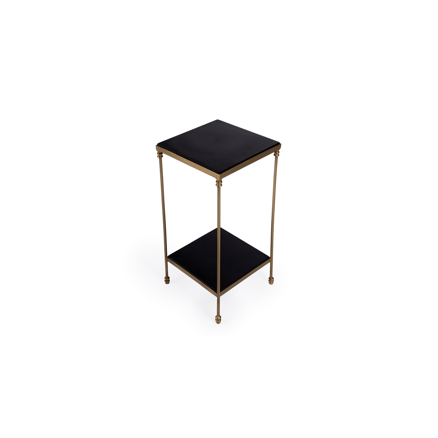 Imogen Iron and Black Granite Side Table