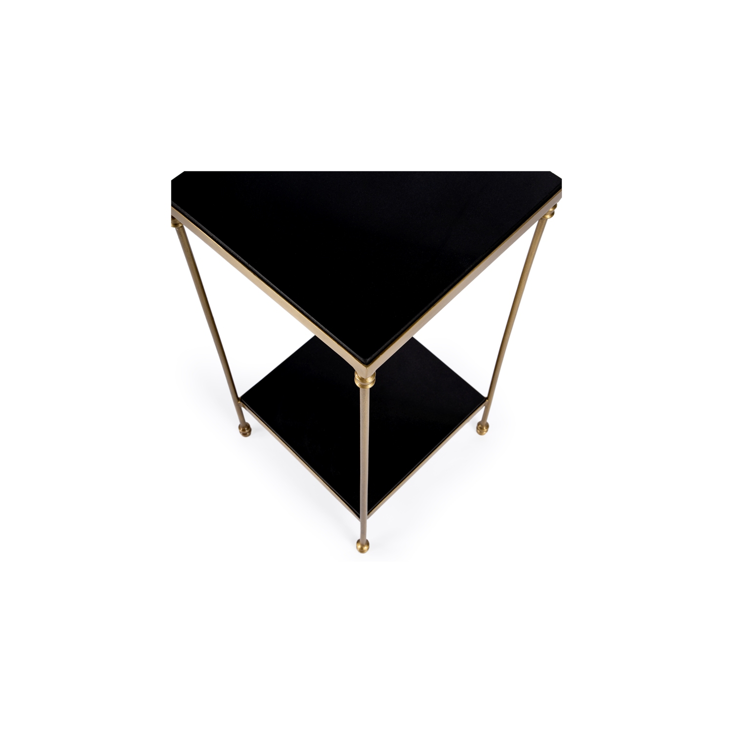 Imogen Iron and Black Granite Side Table