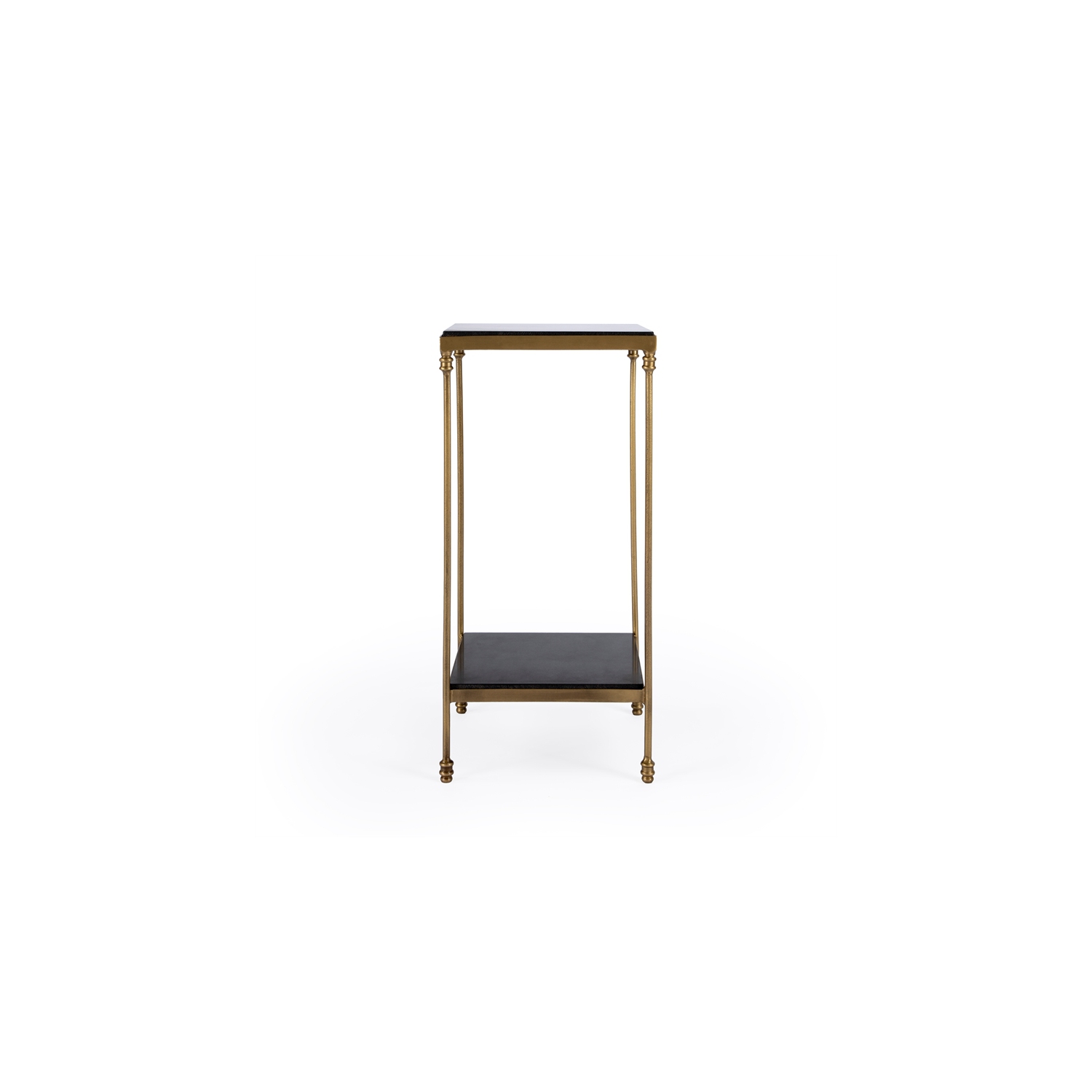 Imogen Iron and Black Granite Side Table