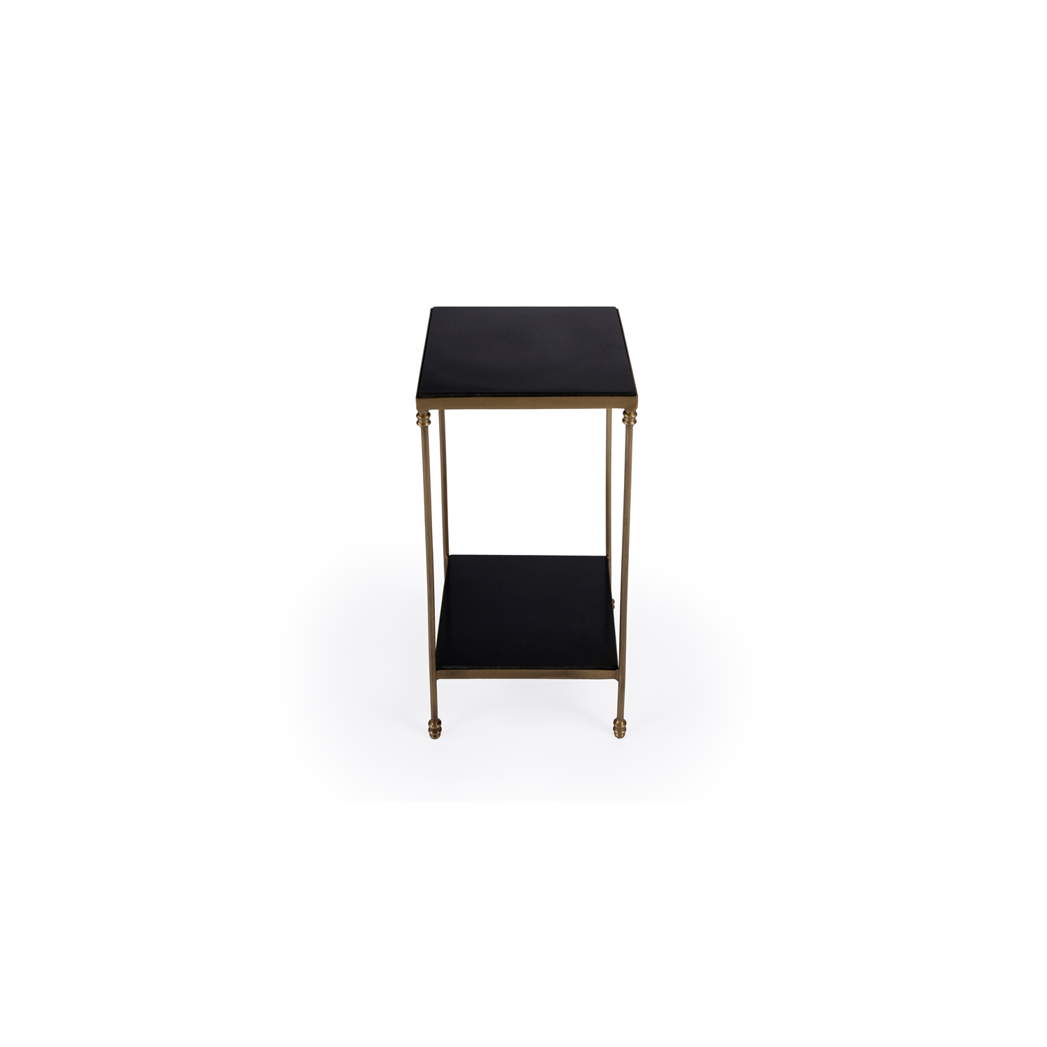 Imogen Iron and Black Granite Side Table