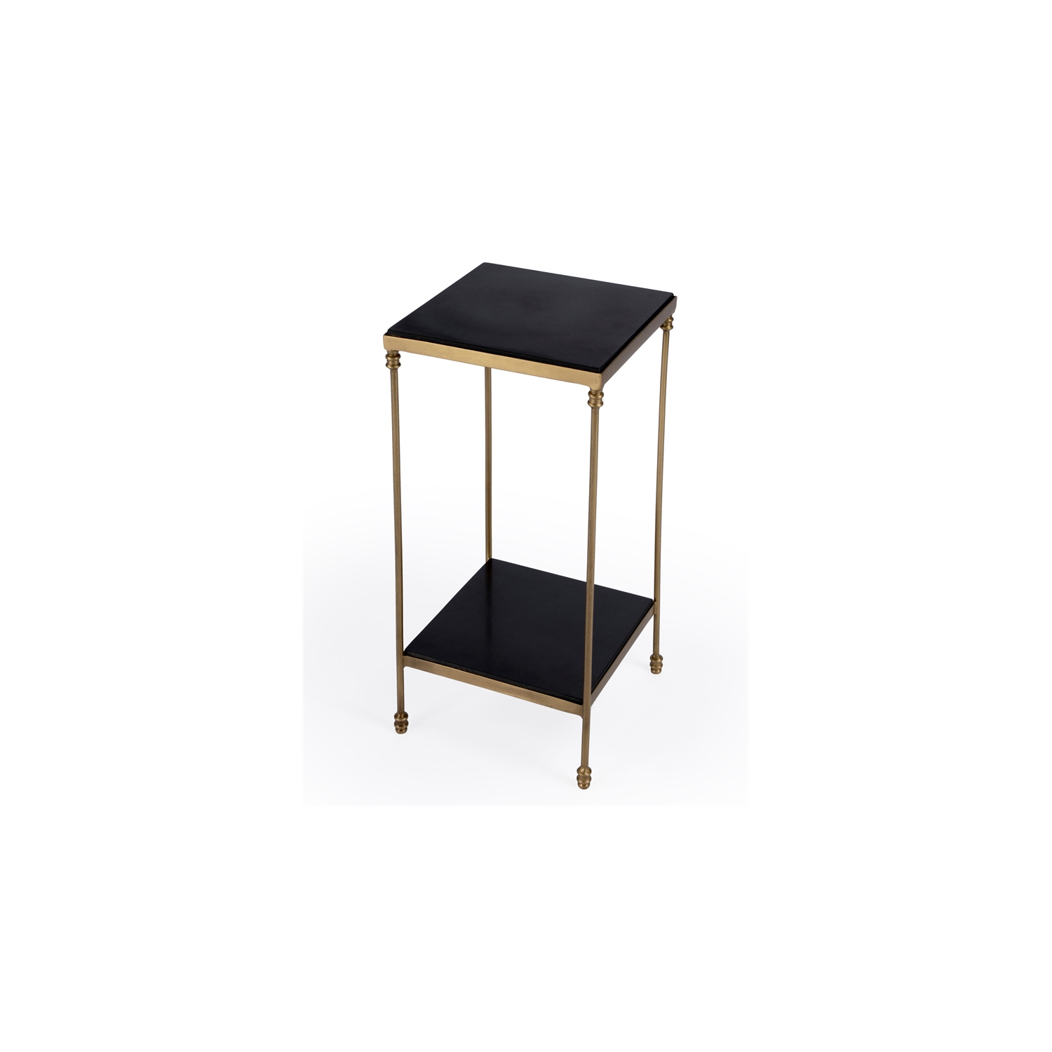 Imogen Iron and Black Granite Side Table