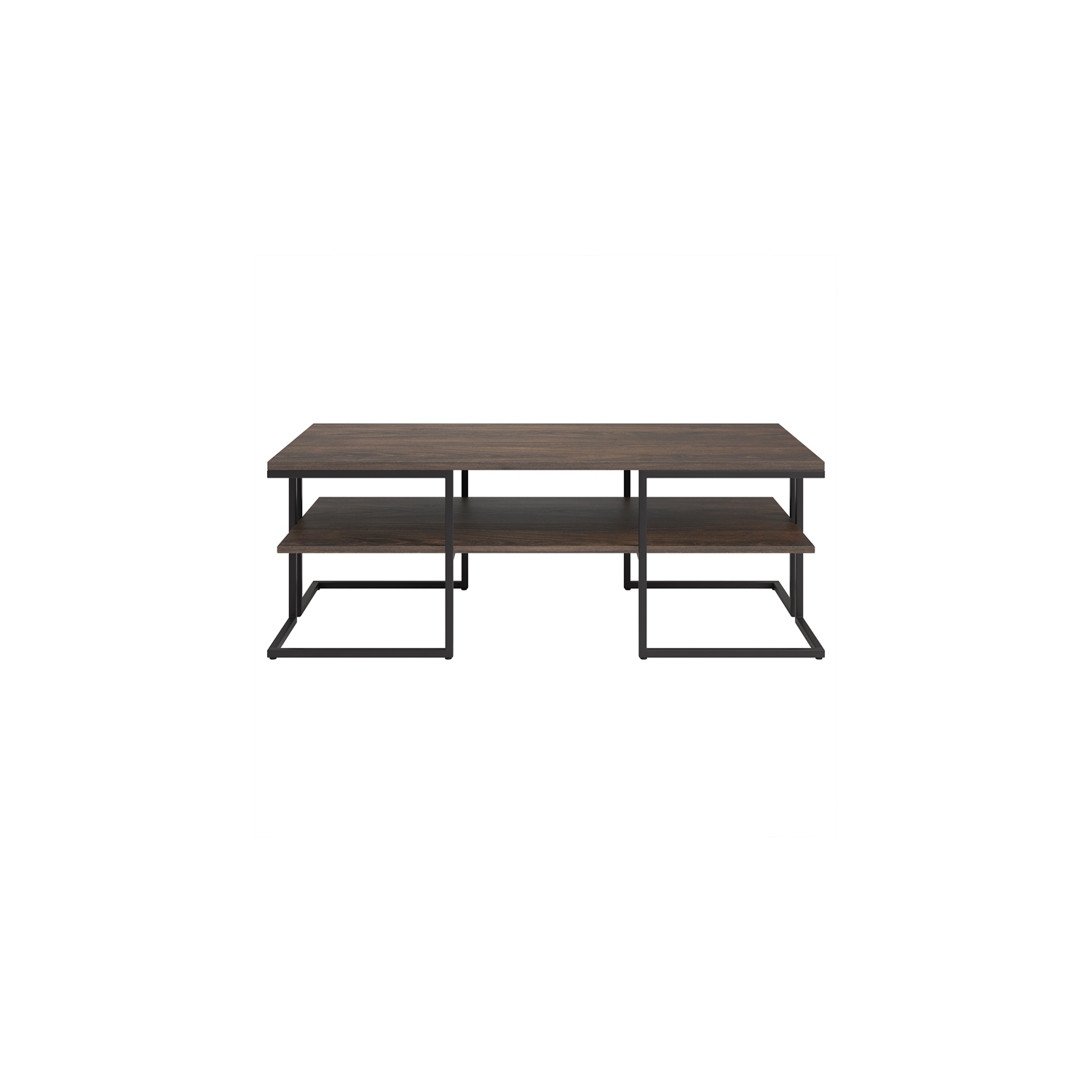 Henn&Hart 45" Black Coffee Table