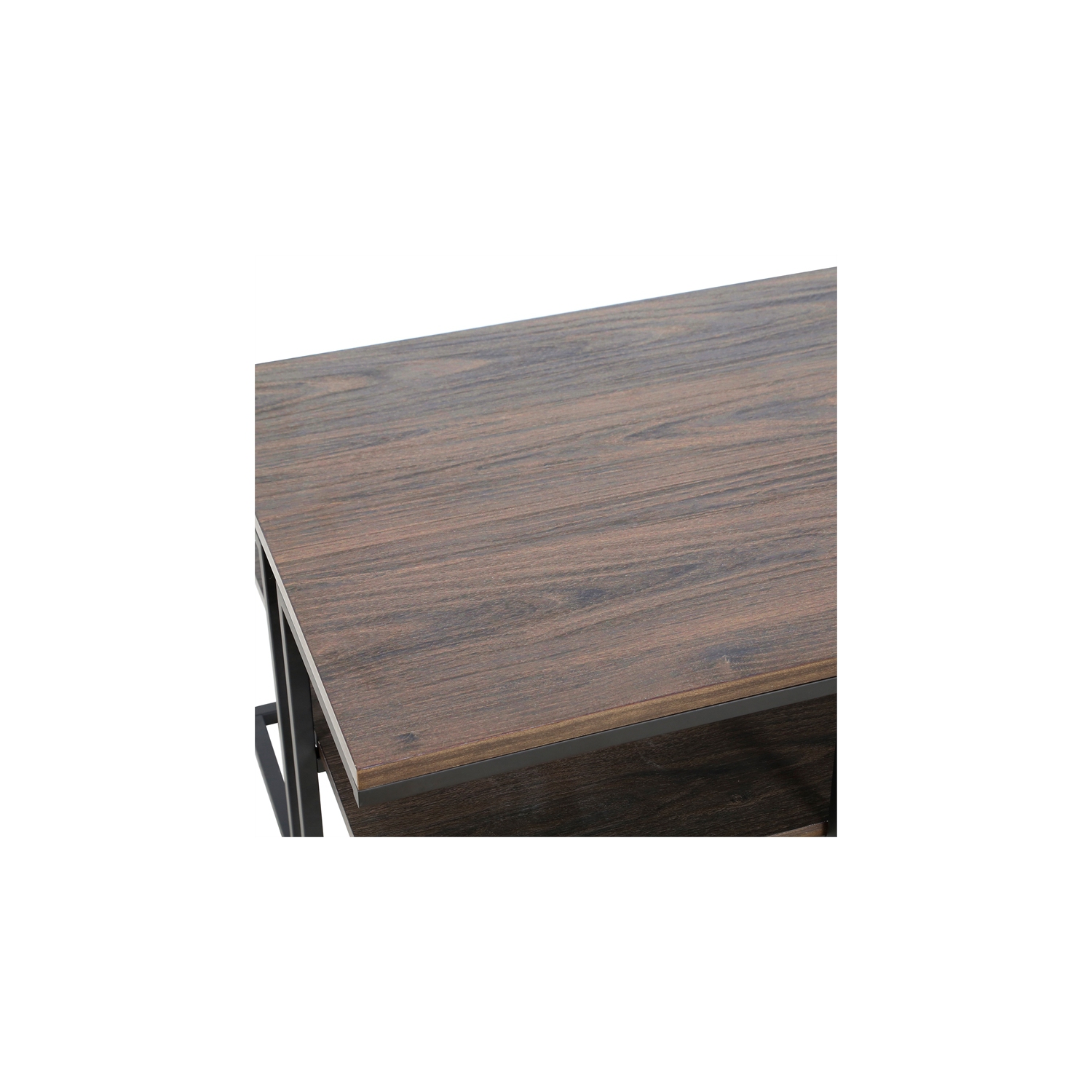 Henn&Hart 45" Black Coffee Table