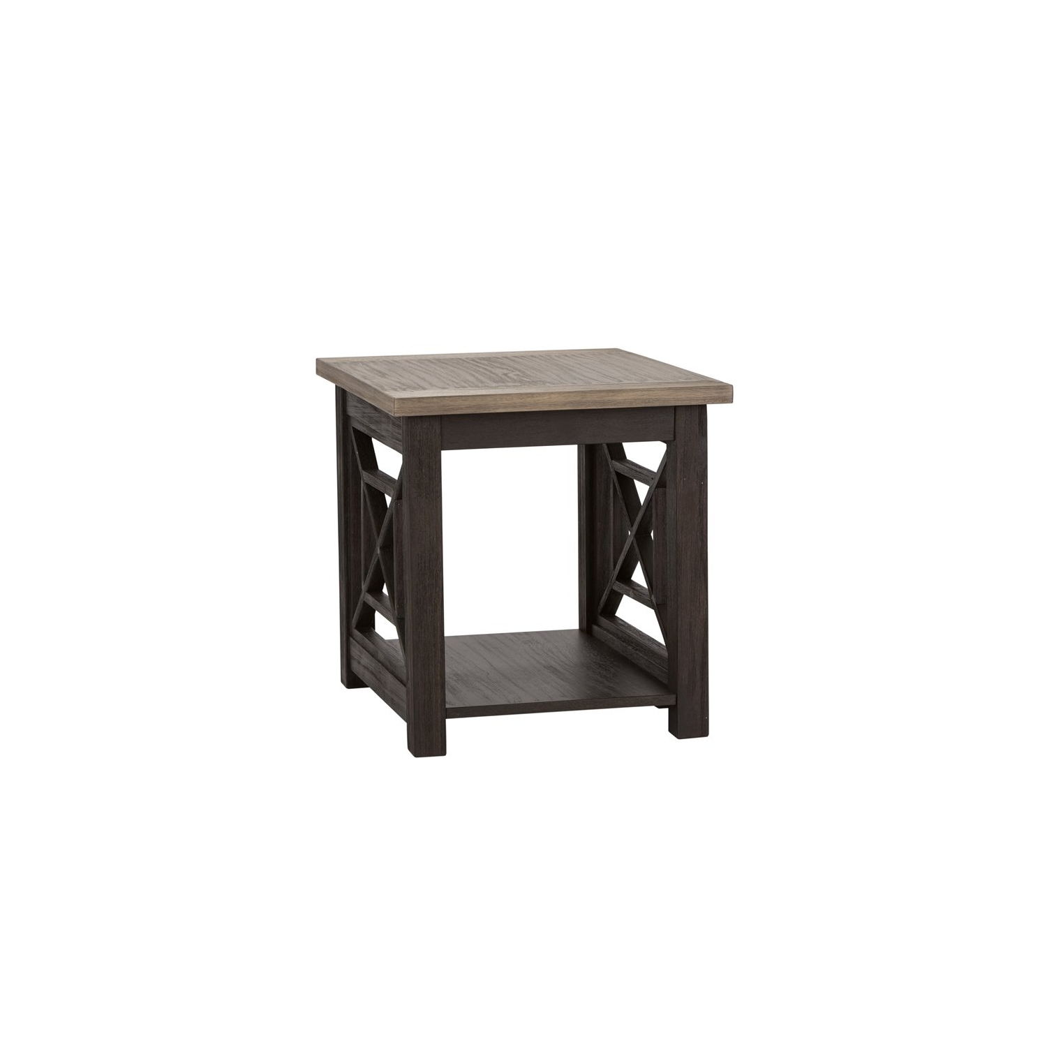 Heatherbrook Black End Table