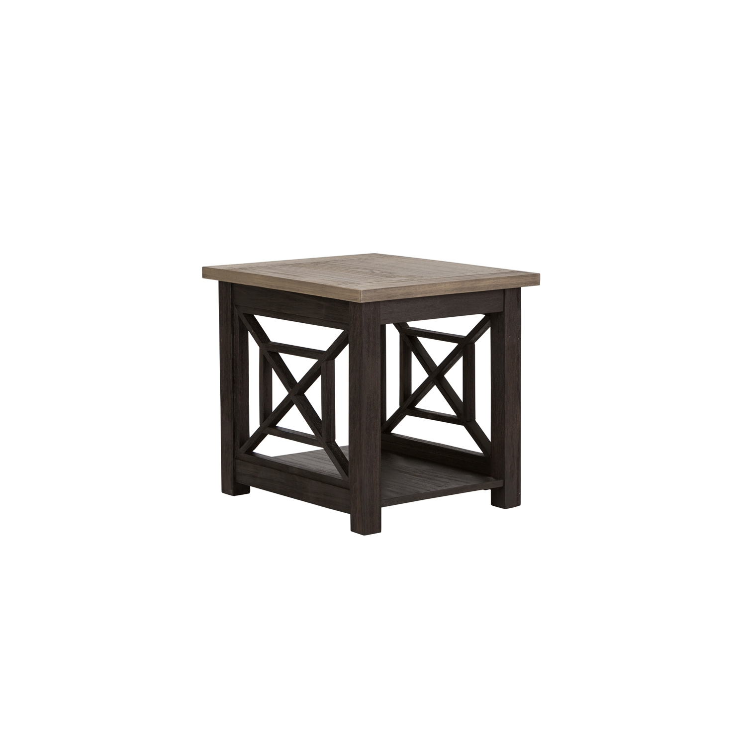 Heatherbrook Black End Table