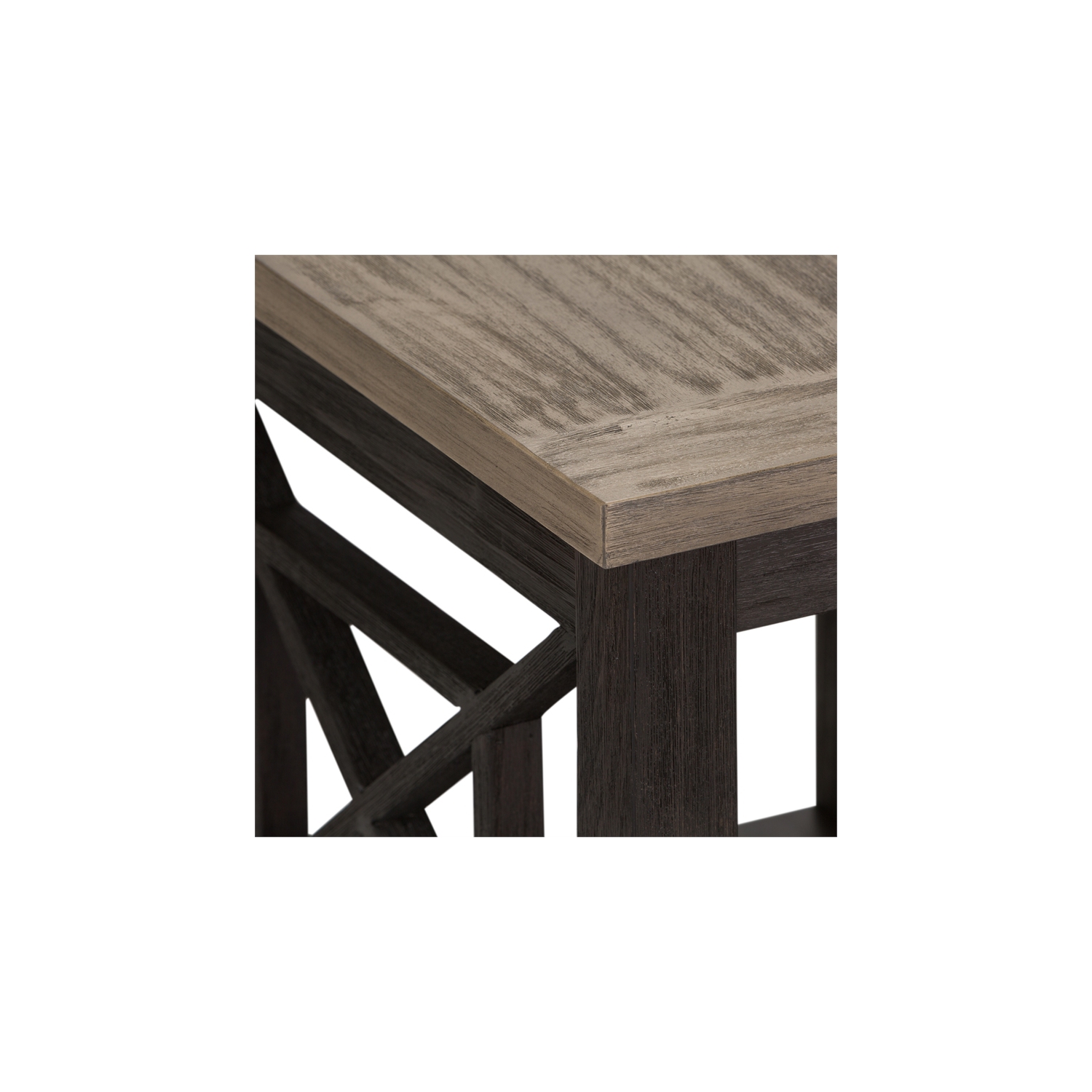 Heatherbrook Black End Table