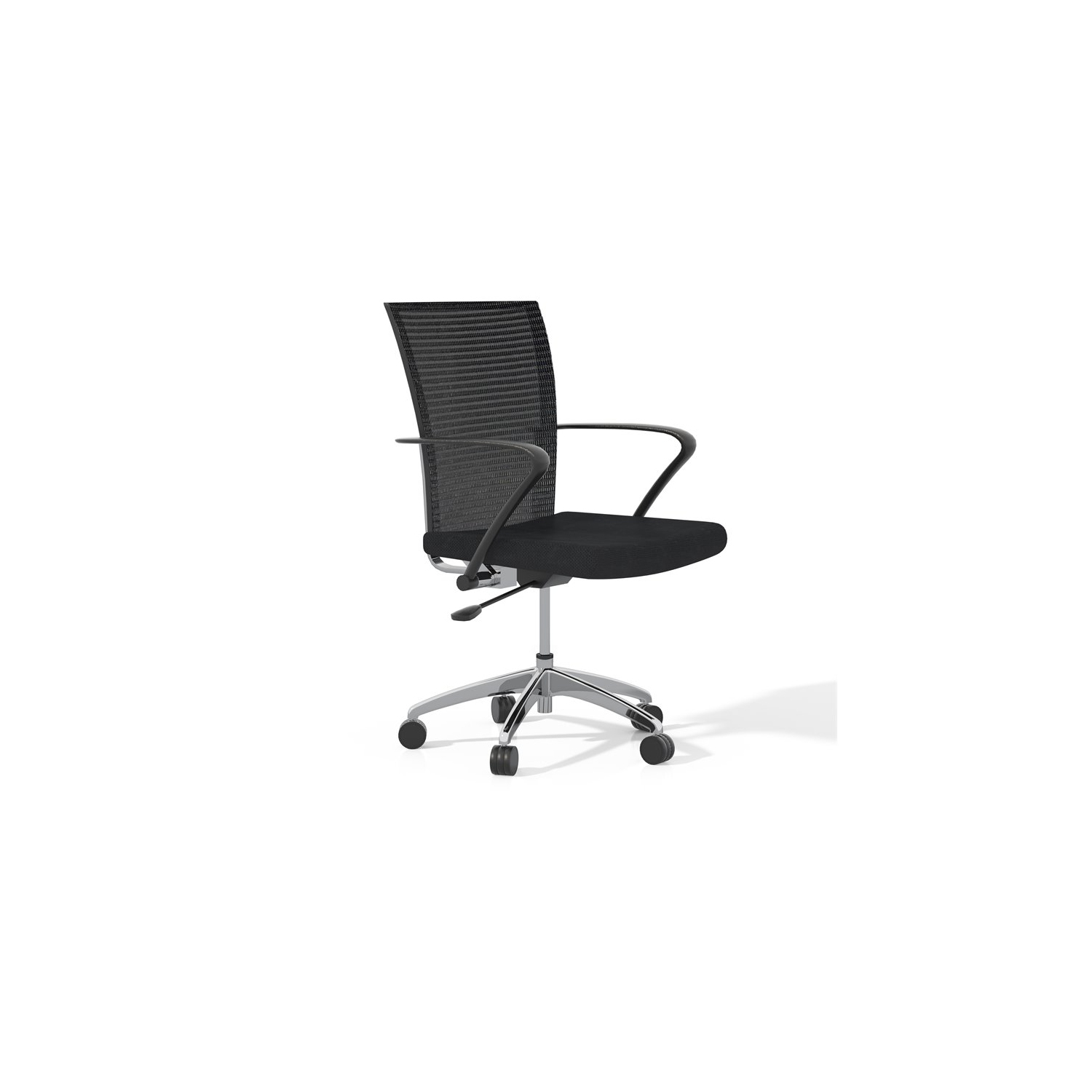 Mayline Valore Training Series Height Adjustable Task Chair in Black