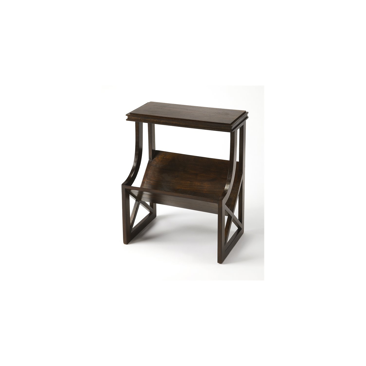 Butler Specialty Pascal Wood Book Table in Dark Brown