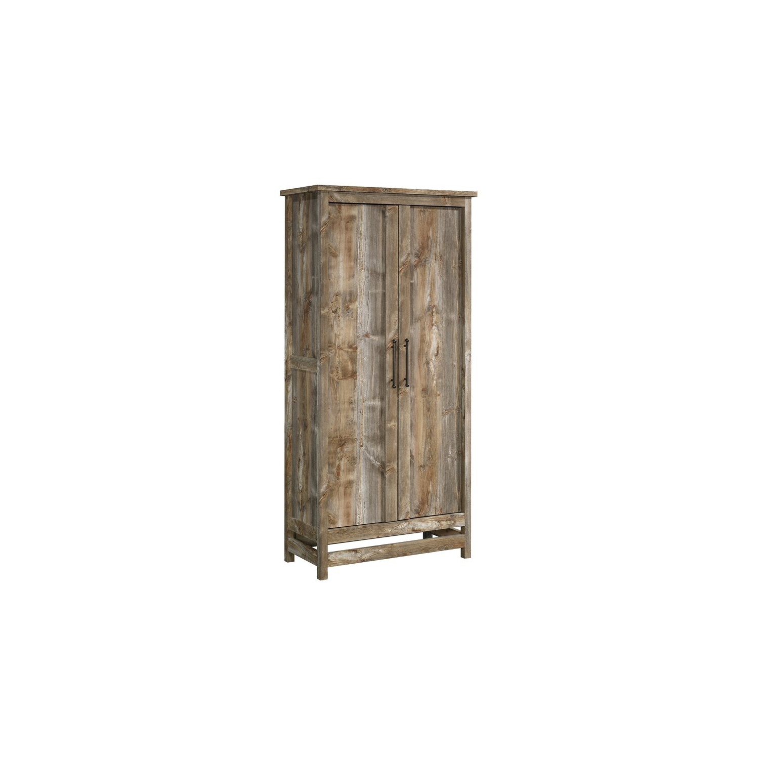 Sauder Granite Trace Contemporary Wood Storage Cabinet in Rustic Cedar