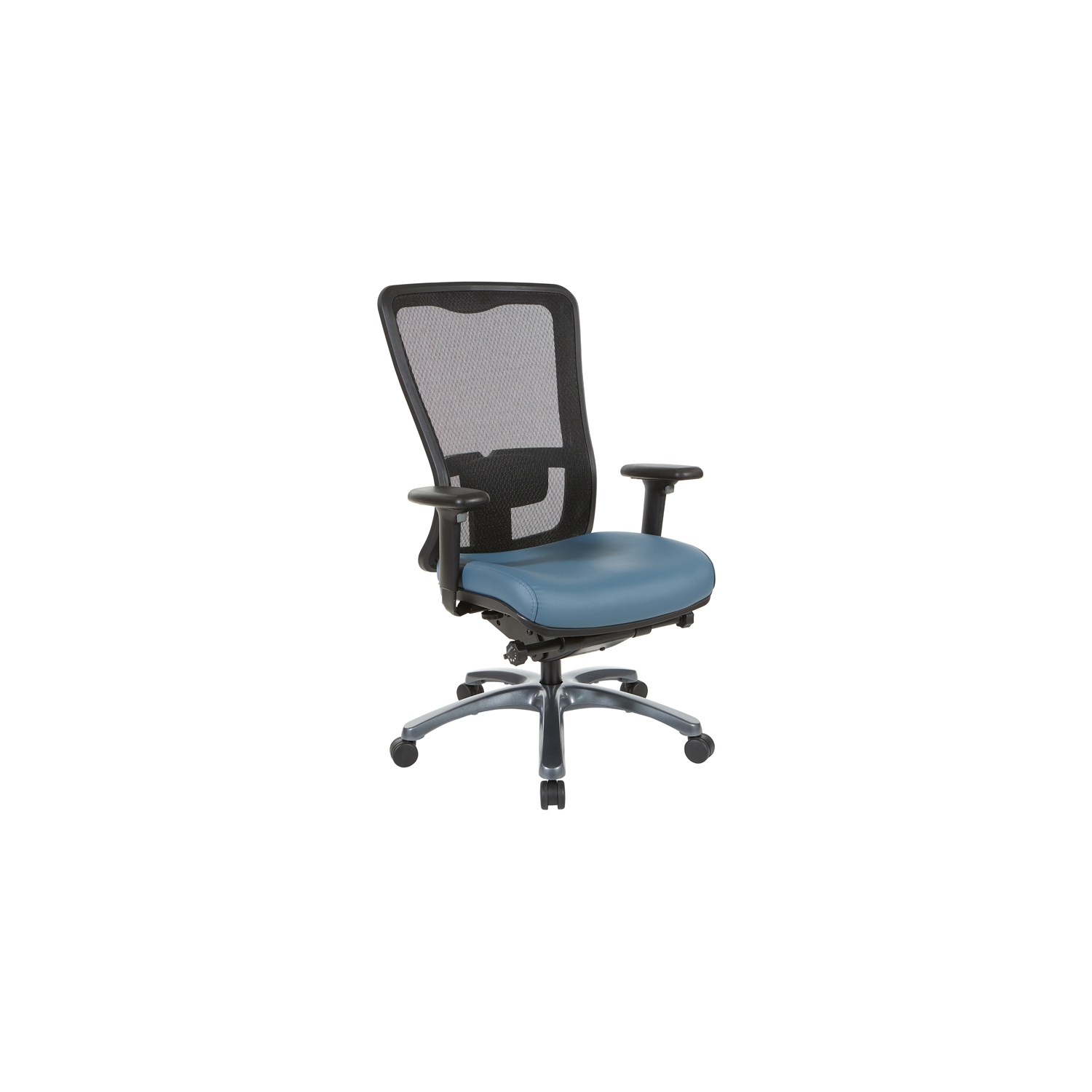 ProGrid High Back Mesh Fabric Chair in Dillon Blue