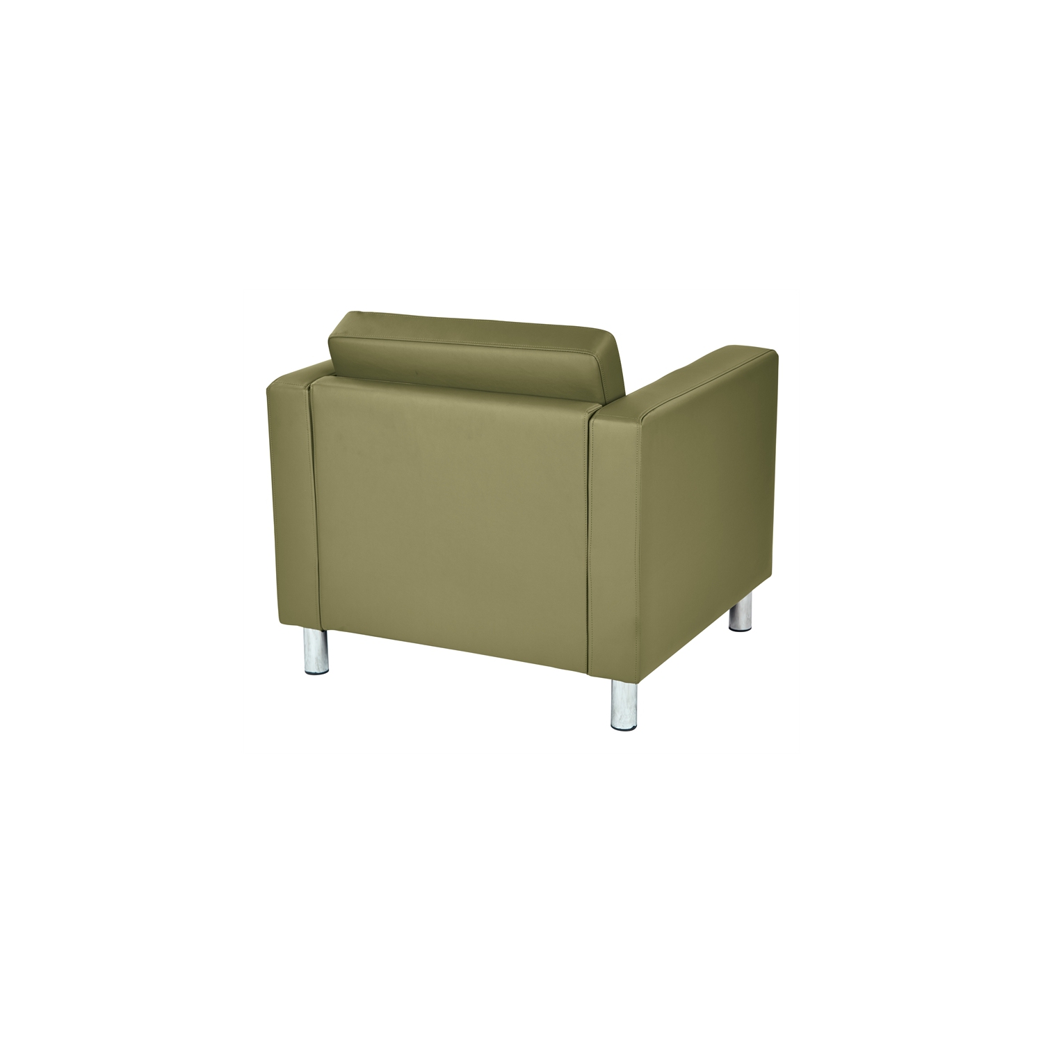Pacific Armchair In Dillon Sage Green Vinyl Fabric