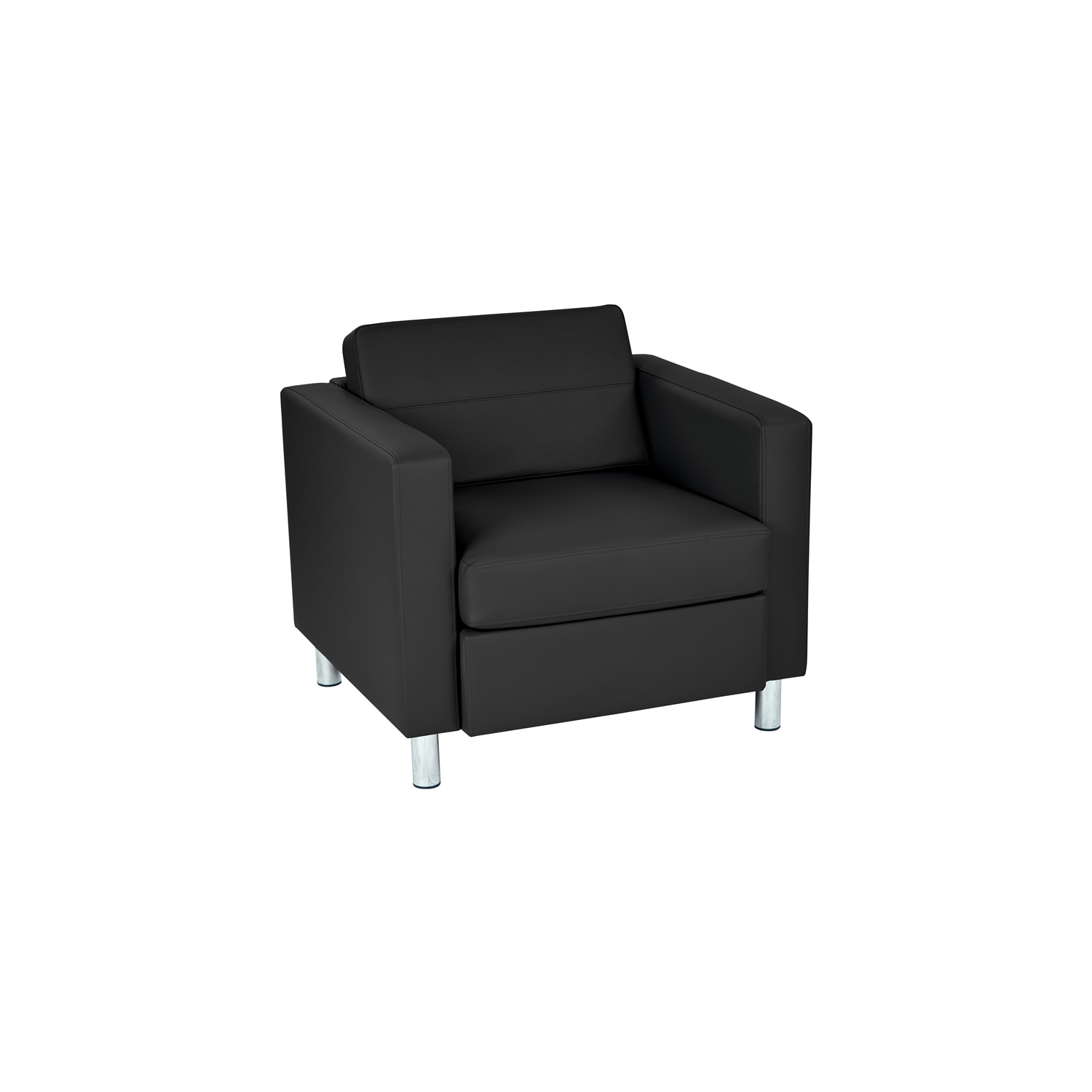 Fauteuil Pacific en vinyle noir Dillon de Office Star