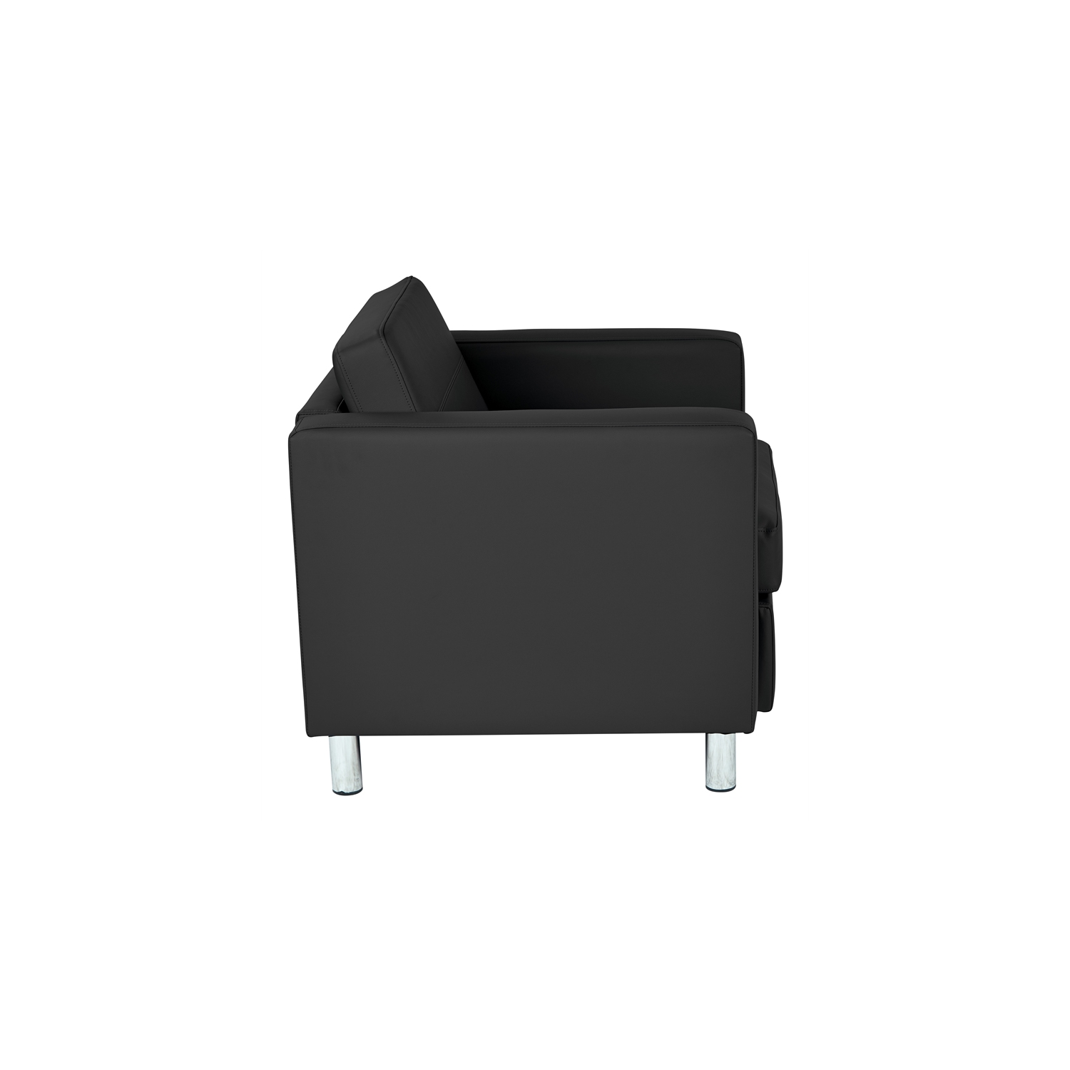 Fauteuil Pacific en vinyle noir Dillon de Office Star