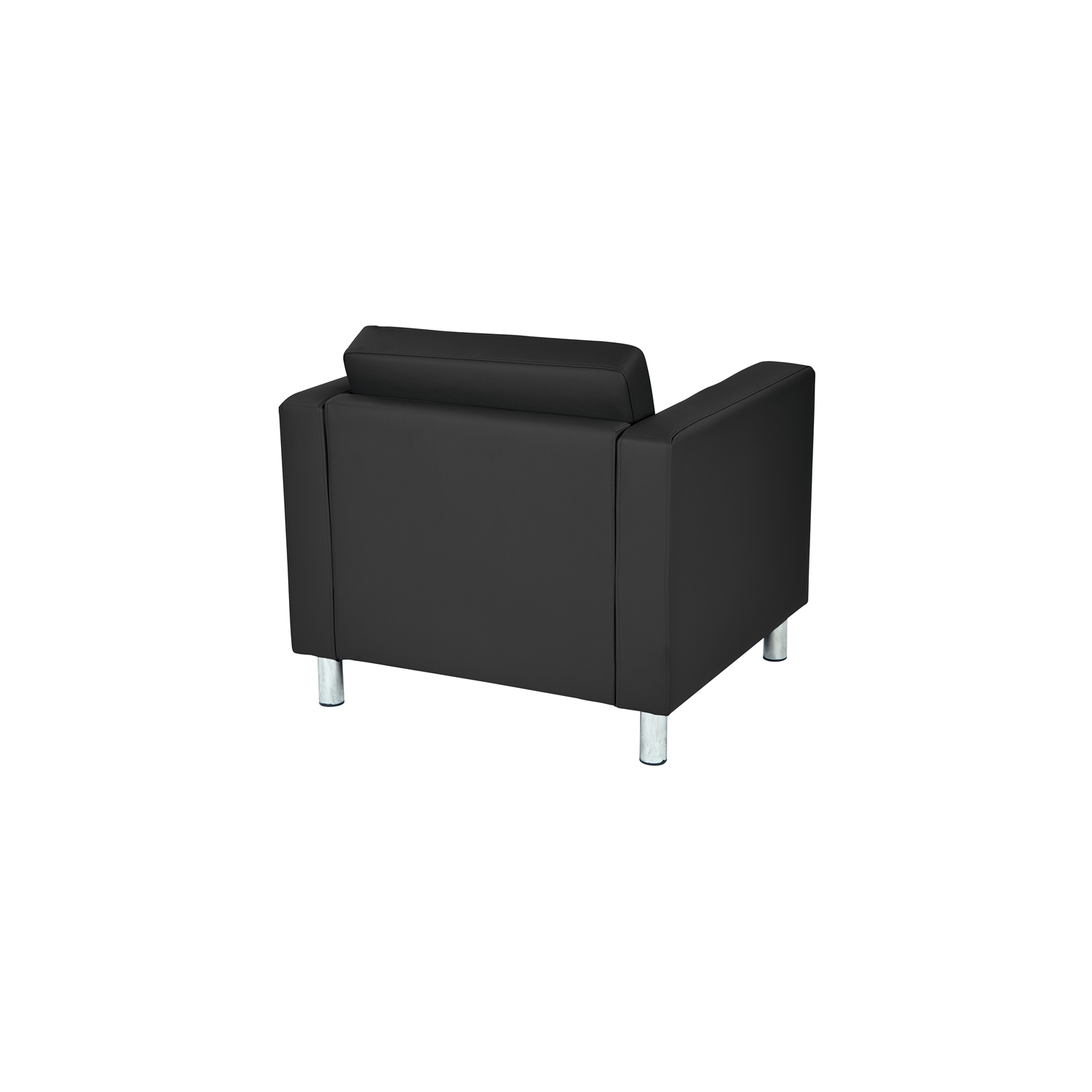 Fauteuil Pacific en vinyle noir Dillon de Office Star