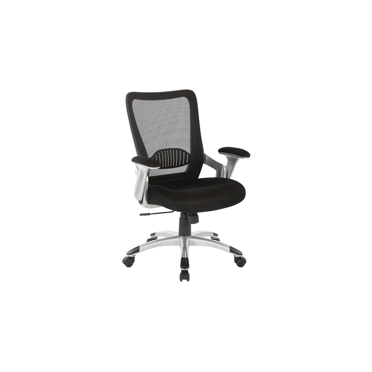 Work Smart Mesh Back Manager's Chair with Black Mesh Fabric Seat