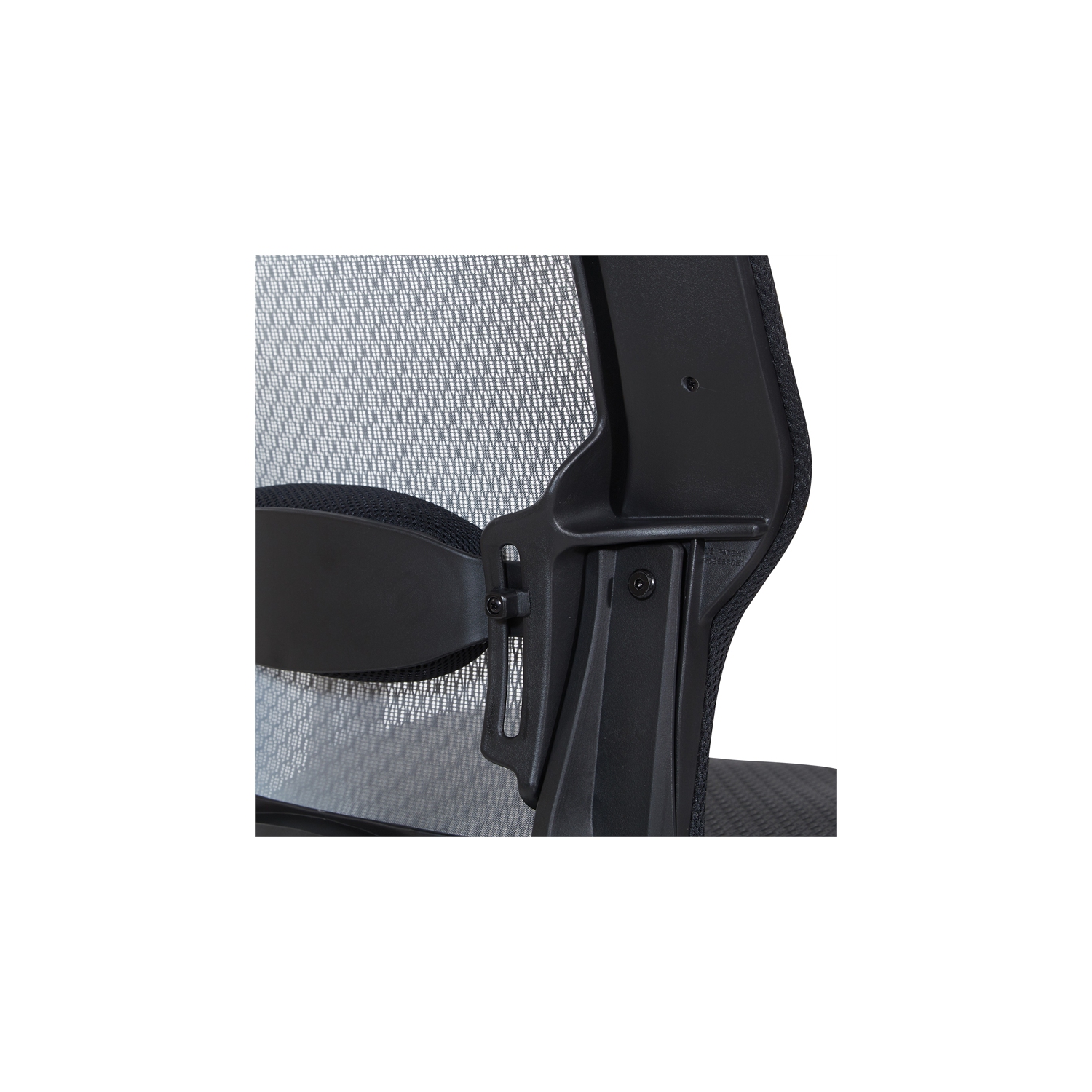 Air Grid Seat and Back Big & Tall Chair in Black Fabric