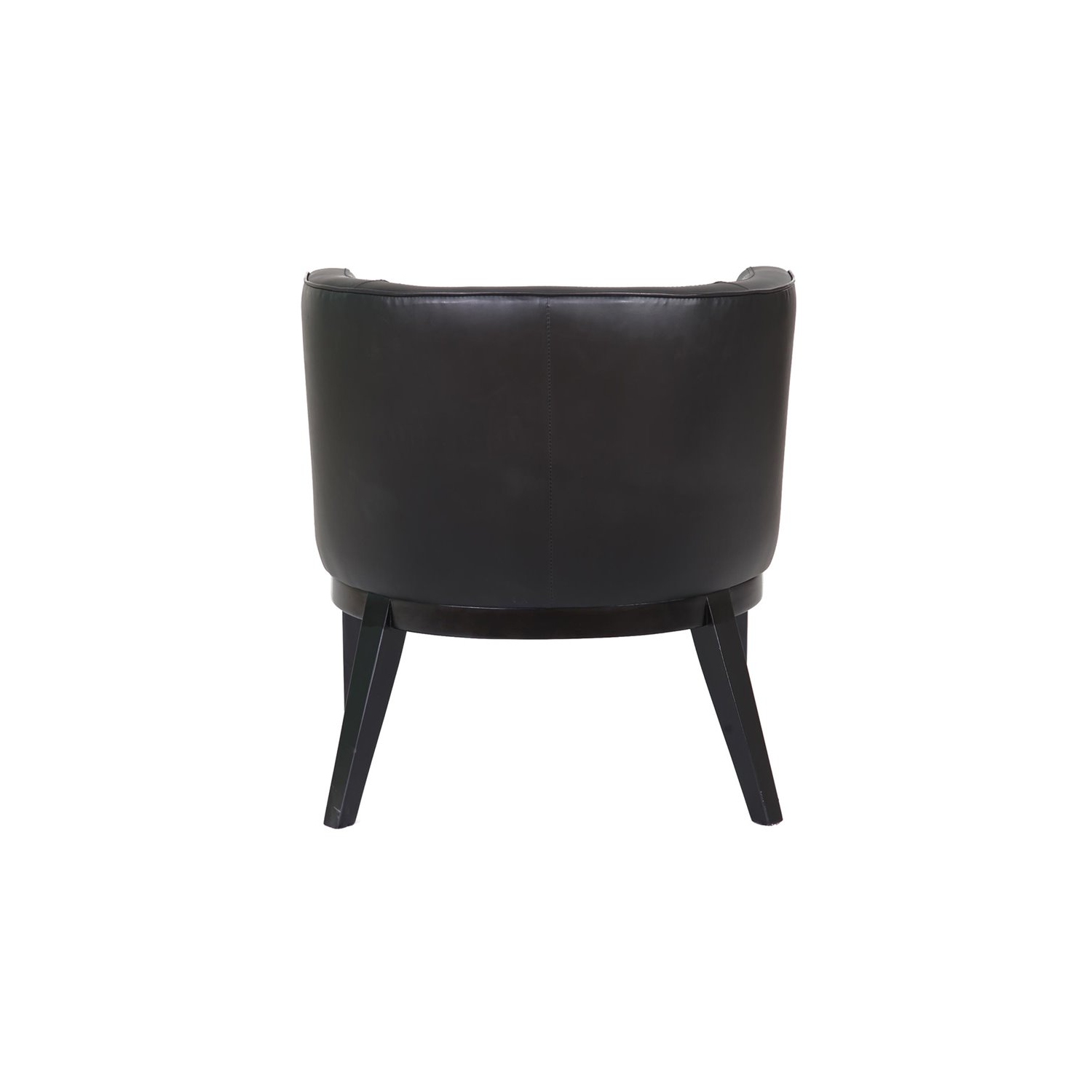 Boss Office Ava Faux Leather Reception Chair in Black and Driftwood