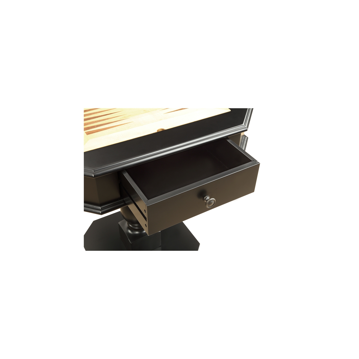 LA table de jeu ACME Bishop est noire