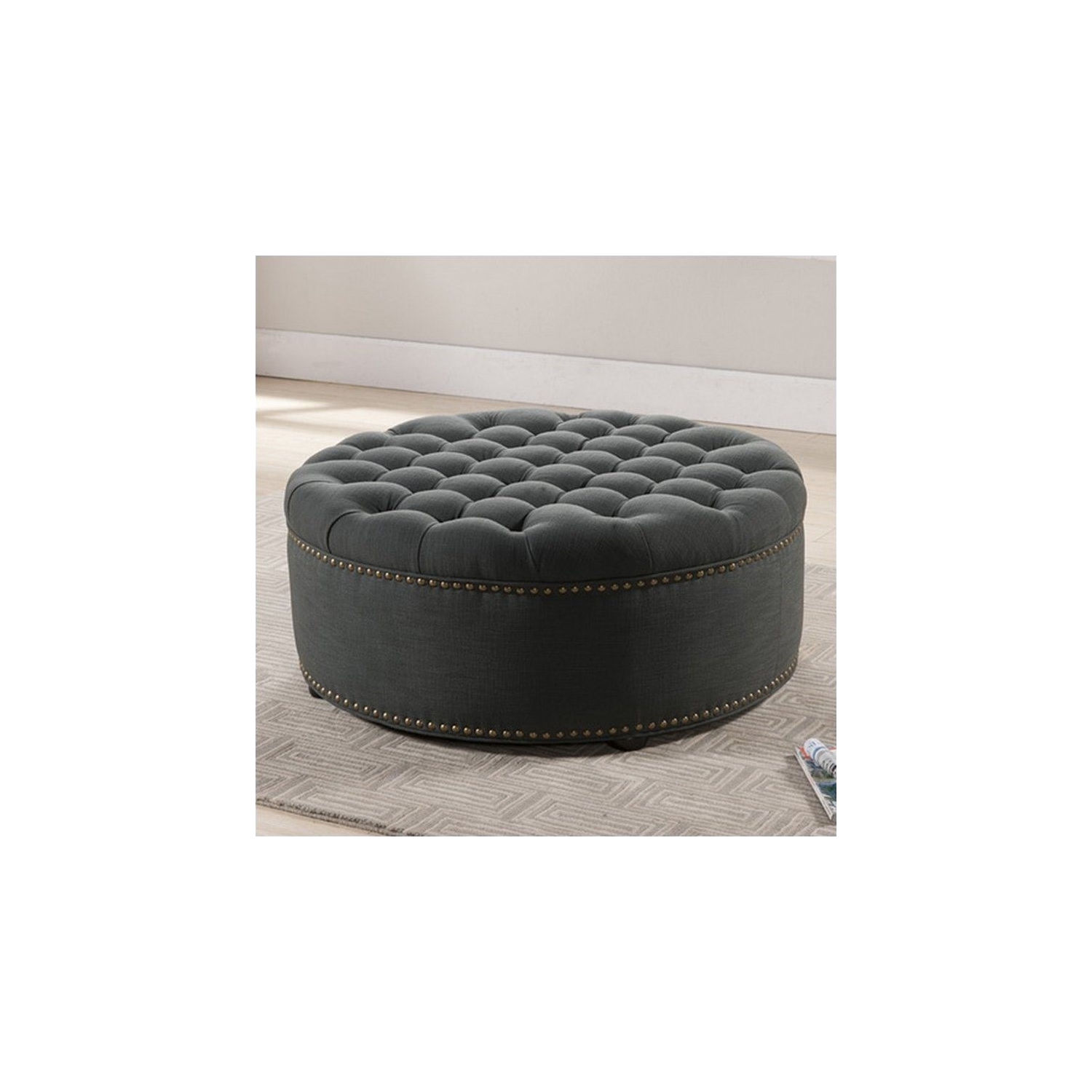 Iglehart Ottoman in Gray