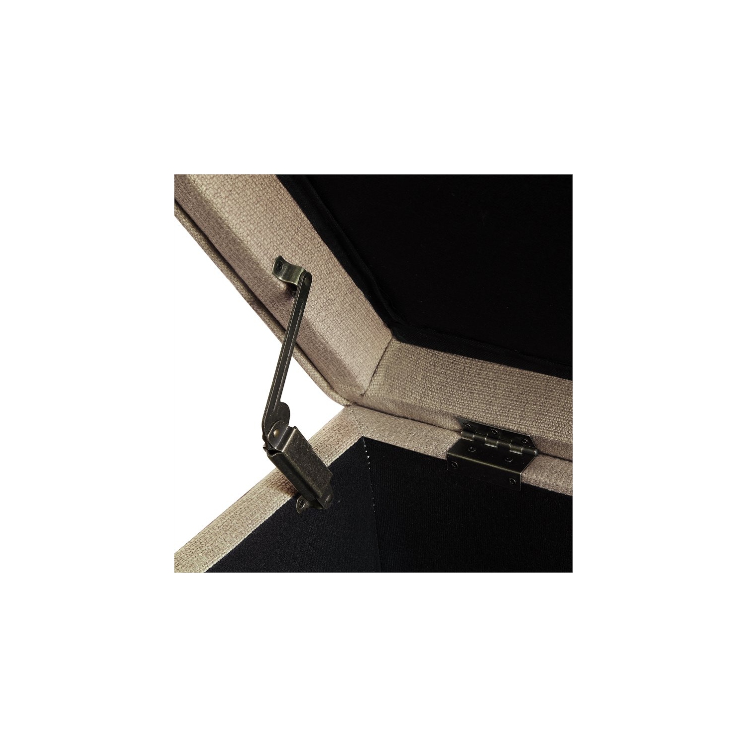 Serta at Home Olin Storage Ottoman in Beige