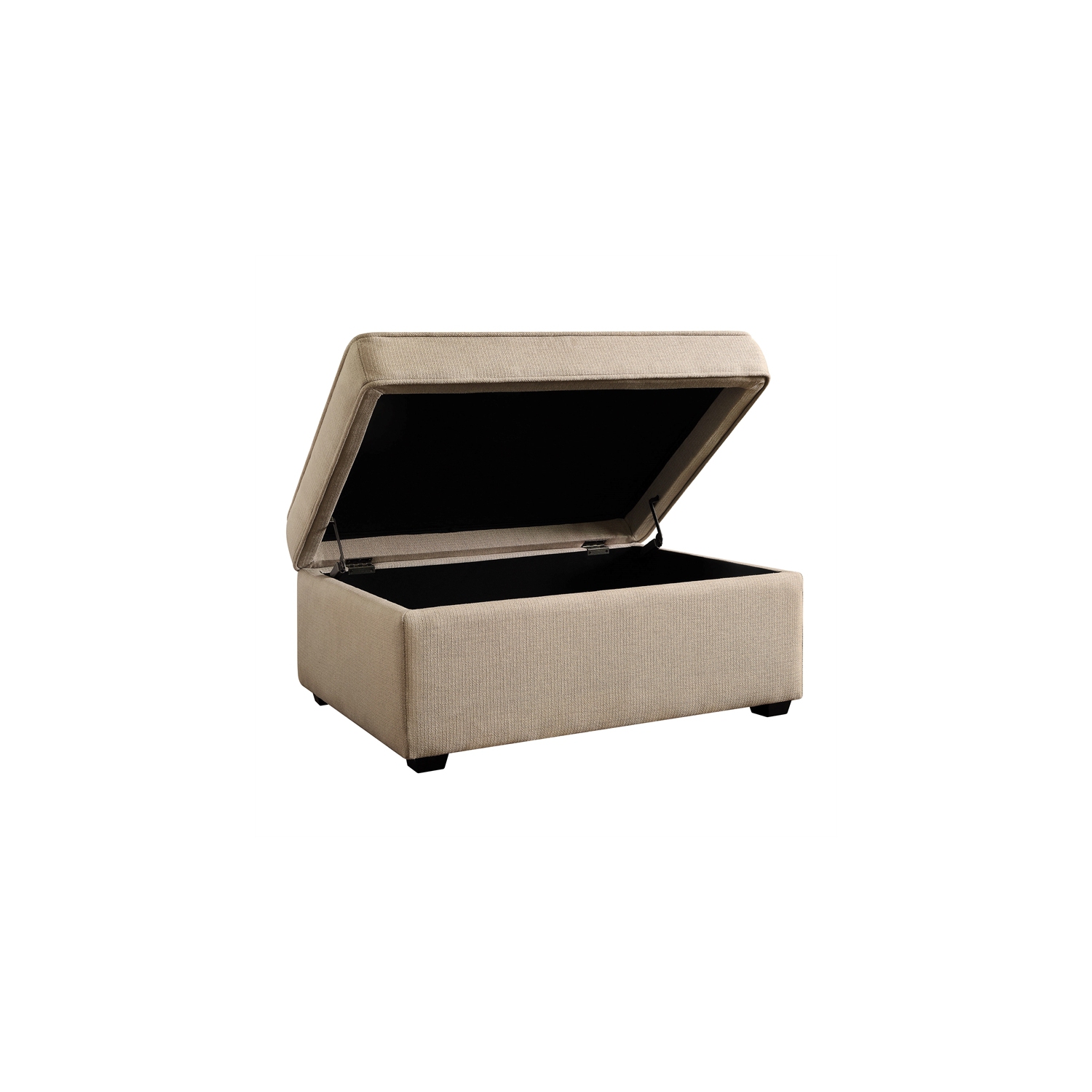 Serta at Home Olin Storage Ottoman in Beige