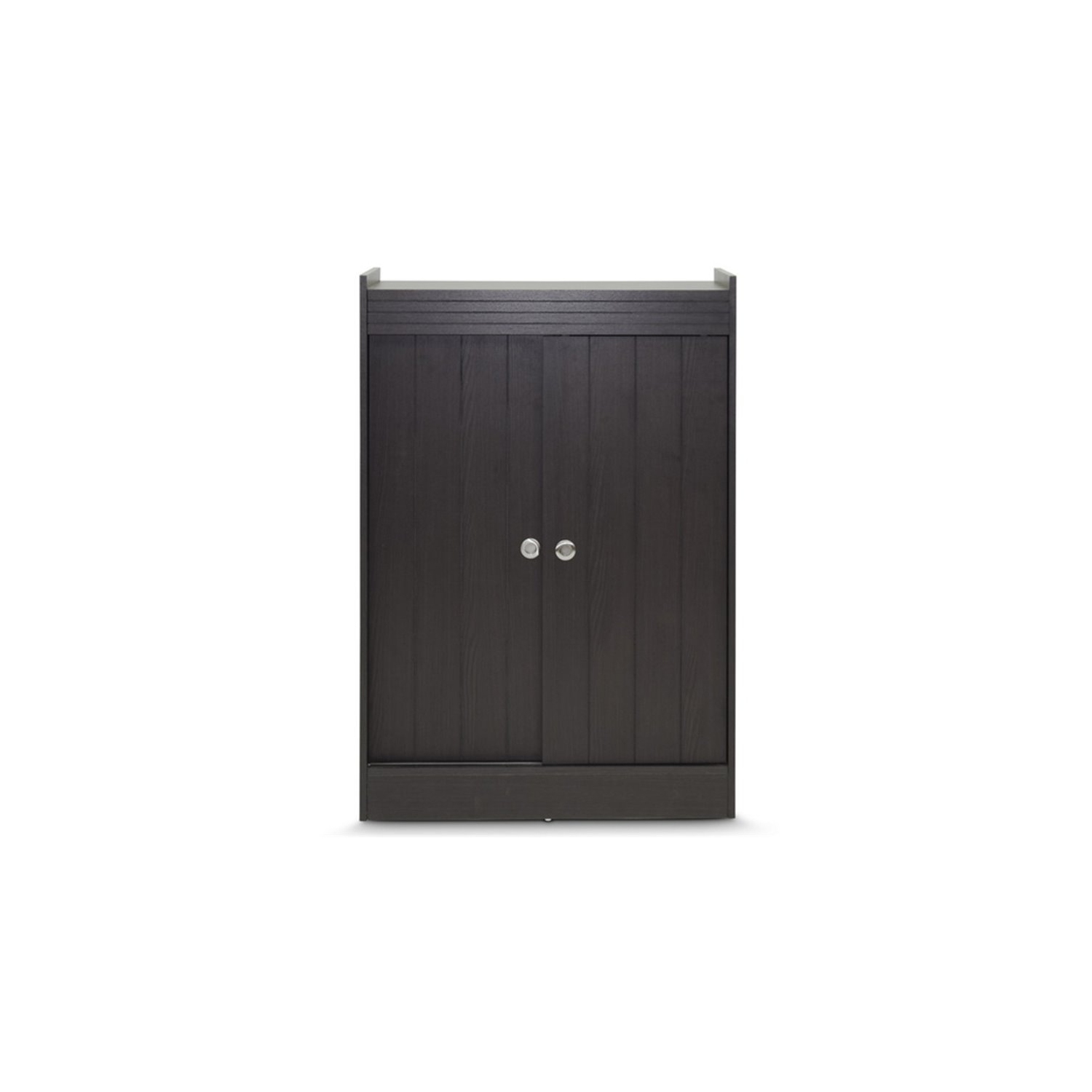 Baxton Studio Shoe Cabinet in Espresso