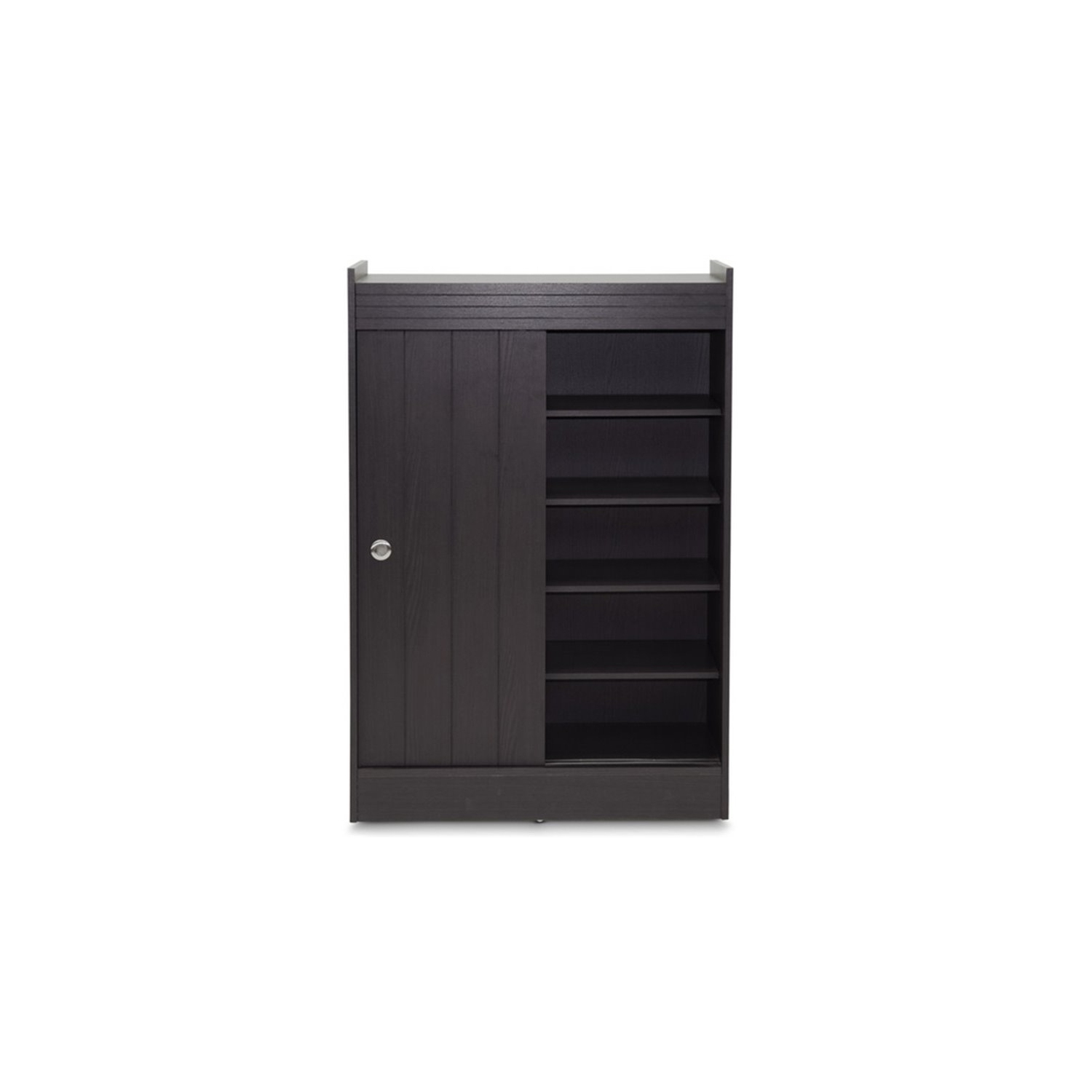 Baxton Studio Shoe Cabinet in Espresso